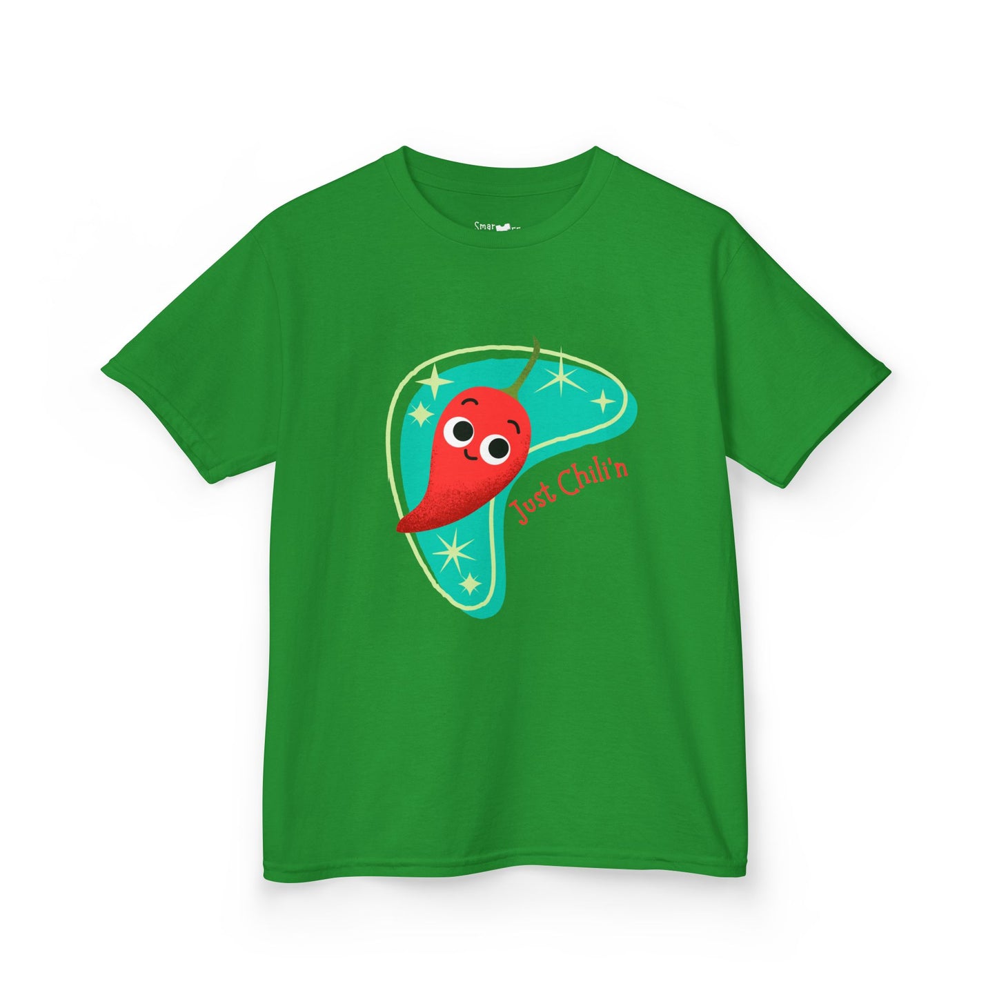 Chill'n Kids Tee - Just Chili'n Pepper Pun Gift for Kids, Summer Outfit, Cute Designer Tee, Everyday Wear, Playtime Shirt