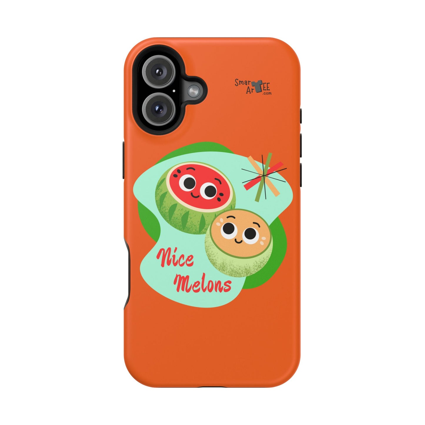 Cute Fruit Phone Case - Nice Melons Design, Impact-Resistant, Fun Gift for Kids, Phone Accessories for Celebrations, Fruit Lovers