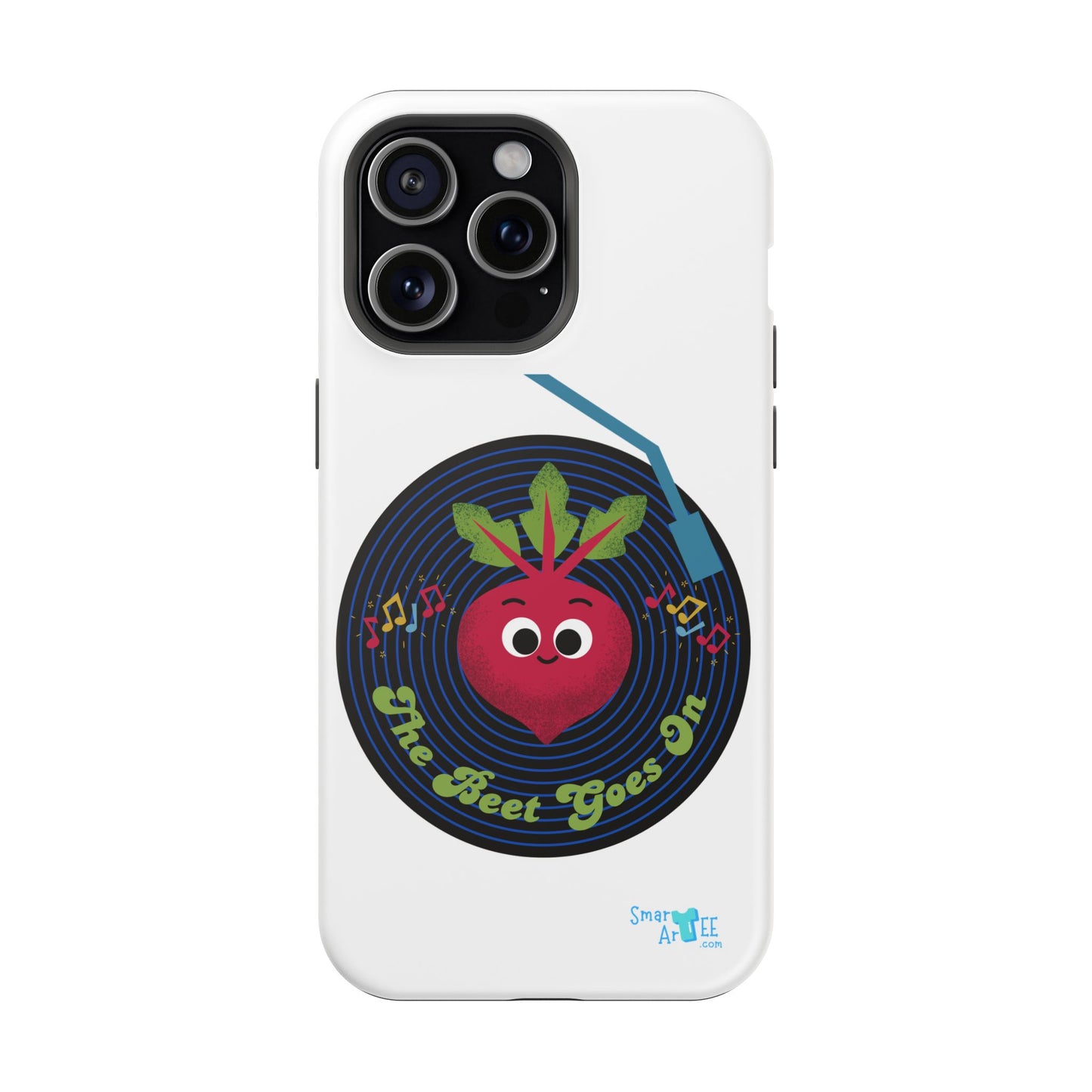 Fun Impact-Resistant Phone Cases - Unique Phone Accessories, Beet Pun Themed, Holiday Present