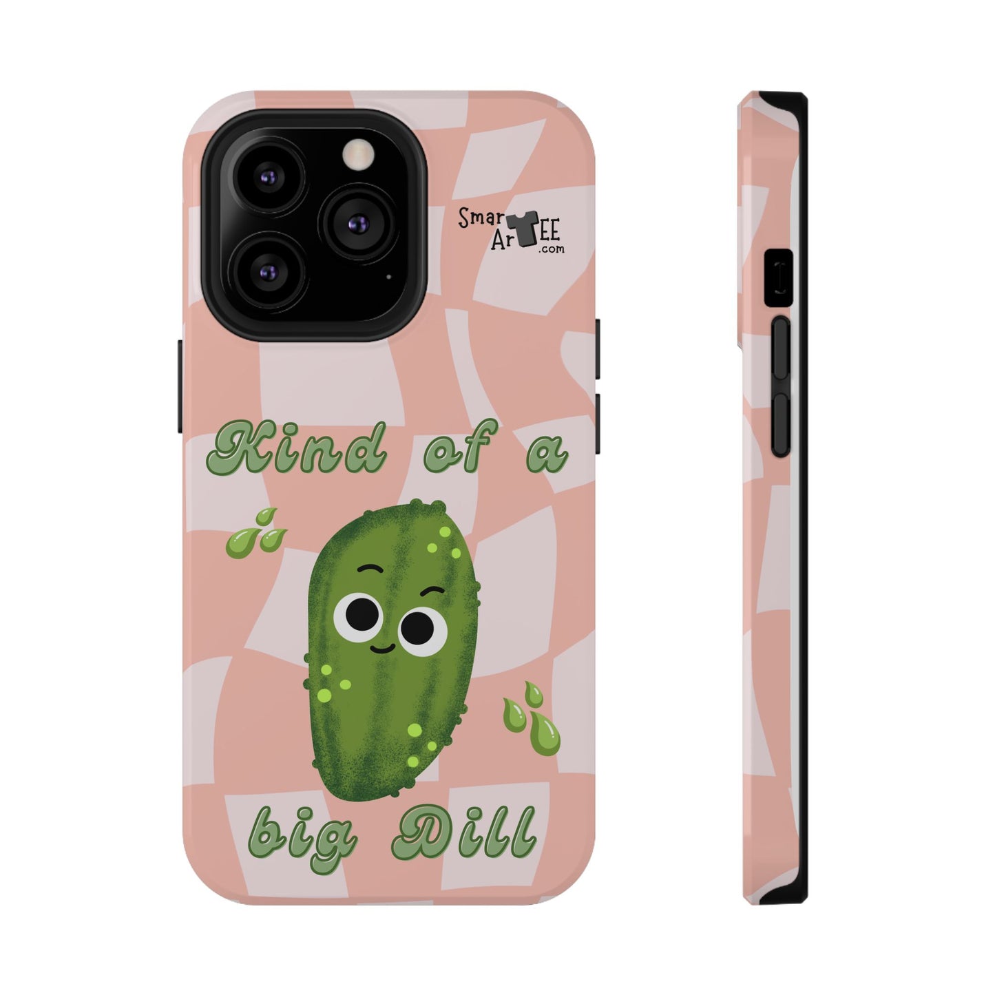Cute Cucumber Phone Case, Funny Phone Case, Gift for Vegetable Lovers, Quirky Mobile Accessories, Summer Vibes, Kind of a Big Dill