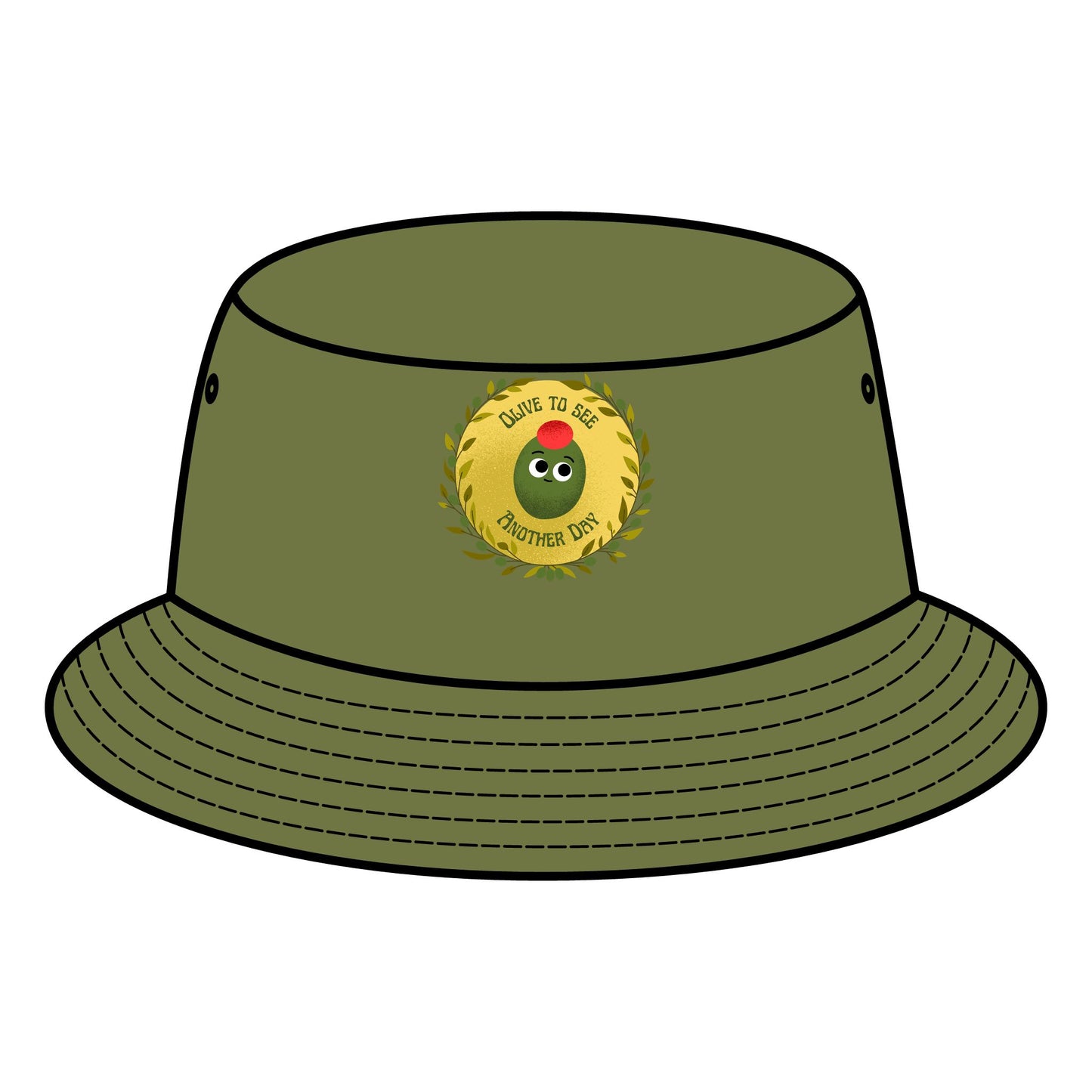Funny Olive Pun Bucket Hat, Perfect Gift for Father's Day, Summer Style, Outdoor Activities, Trendy Unisex Fashion Hats