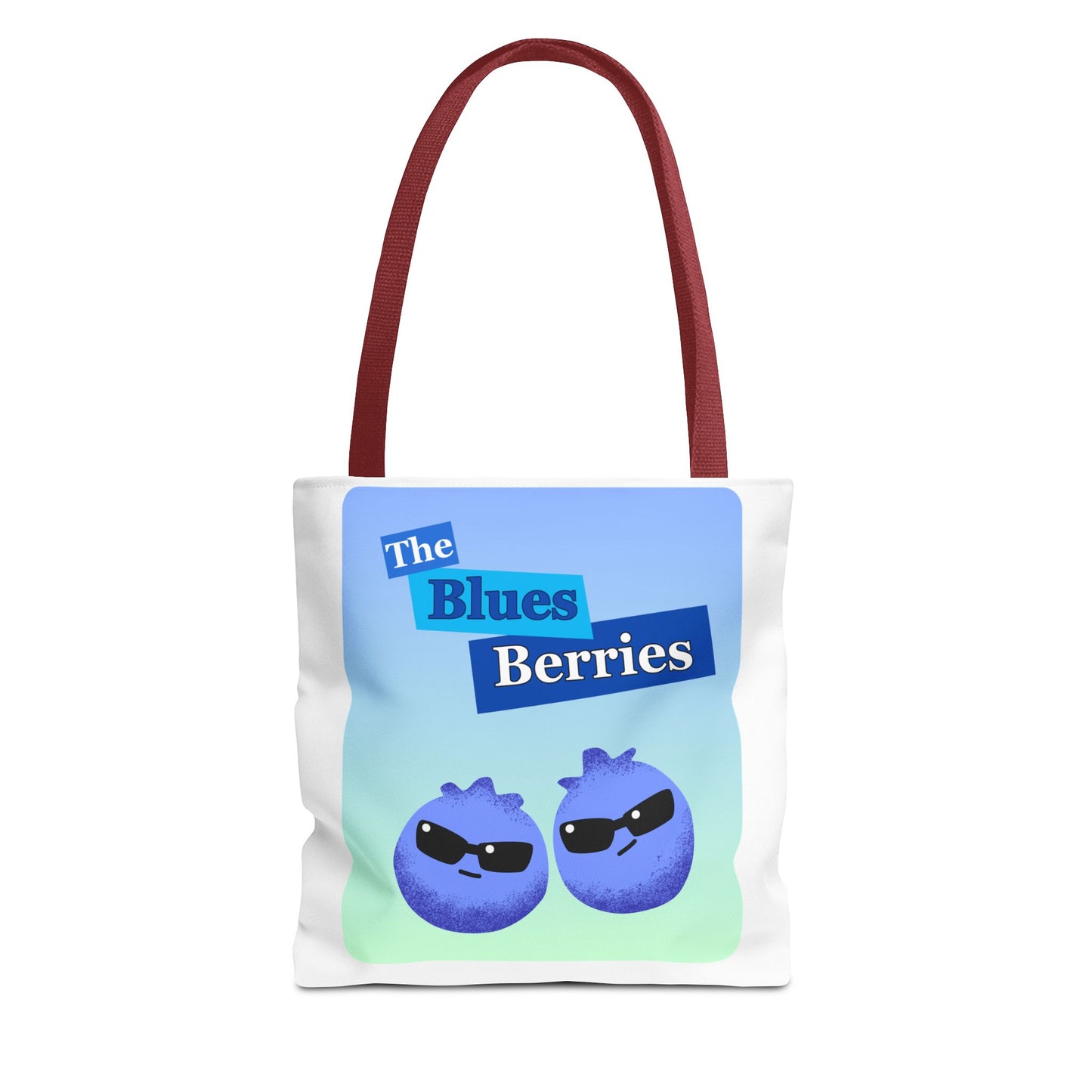 Sassy Blues Berries Tote Bag | Fun Berry Art, Grocery Shopping, Beach Day, Gift for Berry Lovers, Eco-Friendly Bag