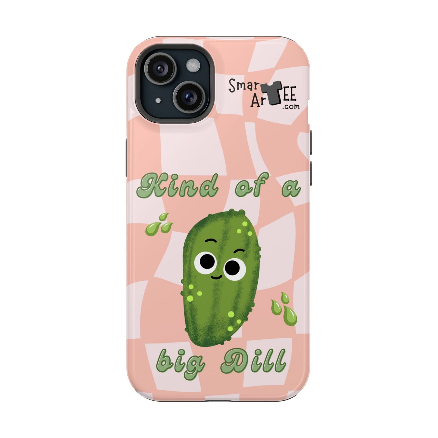 Cute Cucumber Phone Case, Funny Phone Case, Gift for Vegetable Lovers, Quirky Mobile Accessories, Summer Vibes, Kind of a Big Dill
