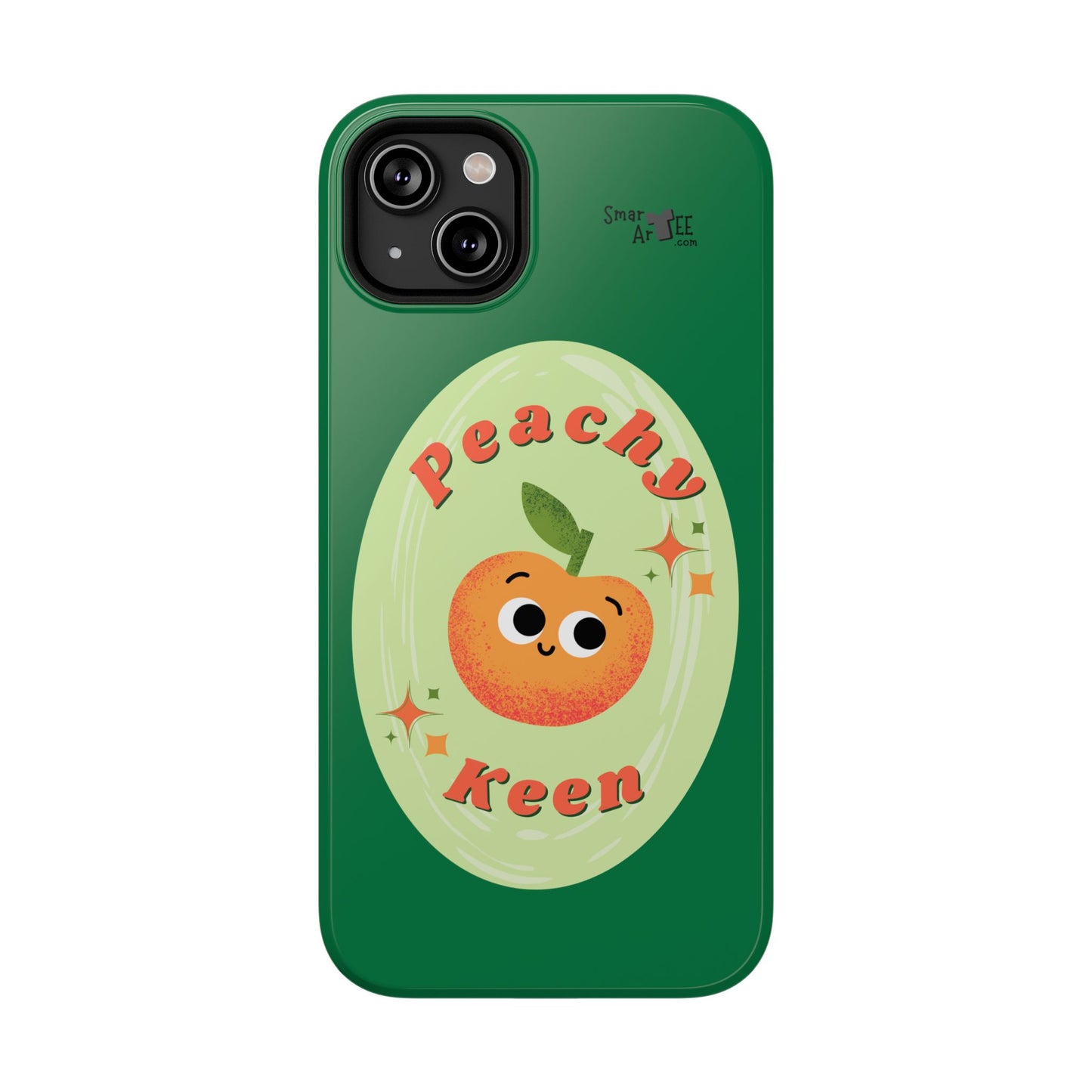 Peachy Keen Phone Case, Cute Impact-Resistant Case, Fun Smartphone Cover, Gift for Fruit Lovers, Customizable Phone Accessory