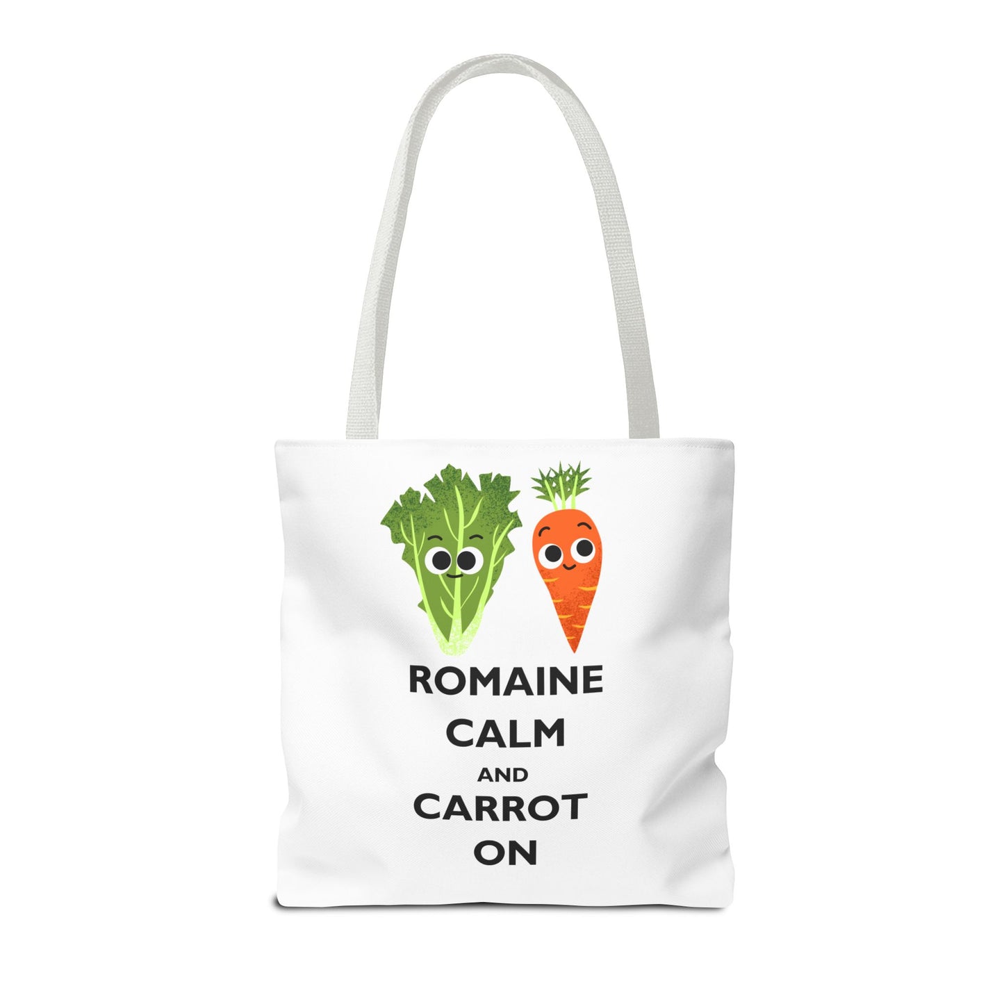 Romaine Calm Tote Bag, Funny Tote for Garden Lovers, Eco-Friendly Shopper, Gift for Veggie Enthusiasts, Grocery Bag, Quirky Farm Bag