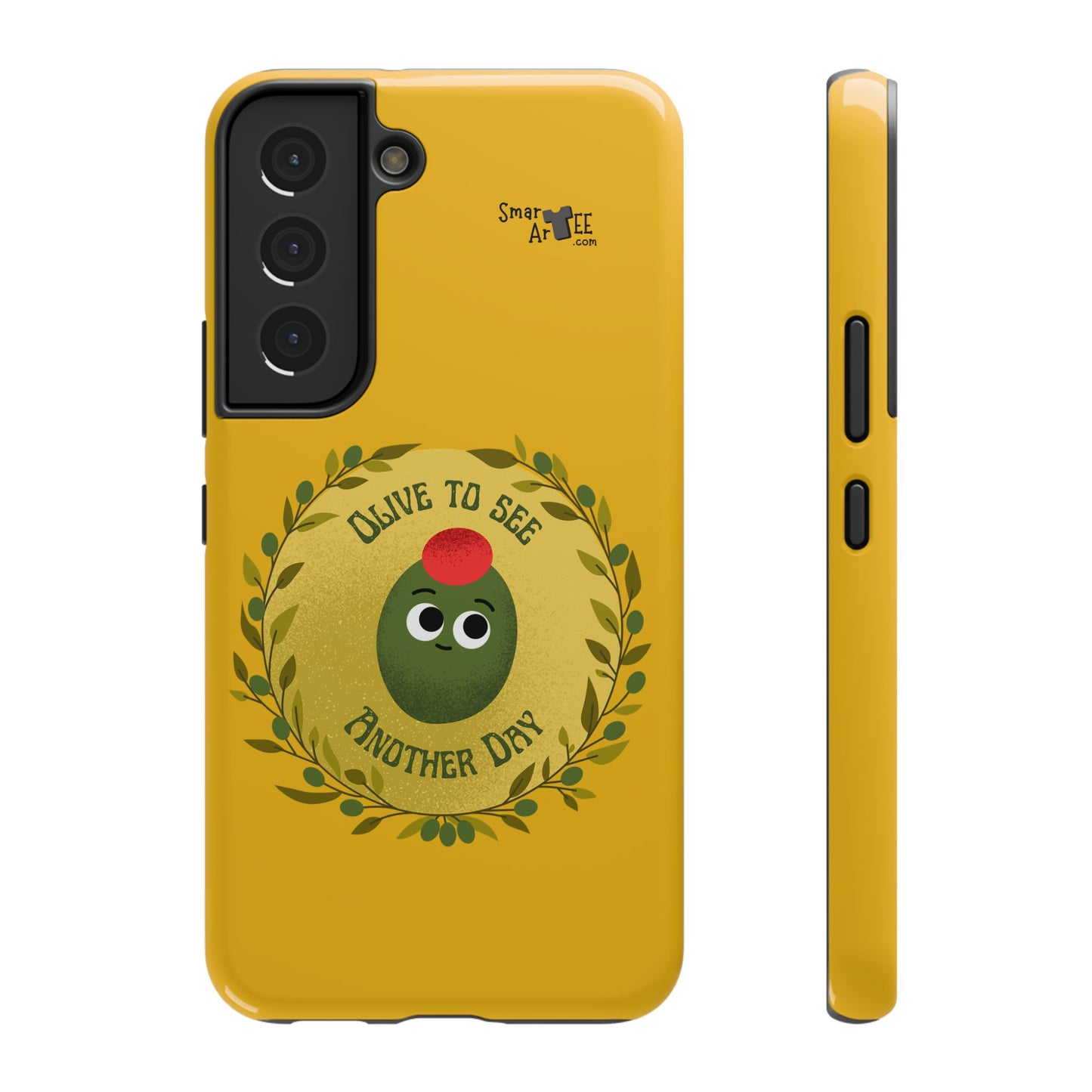 Cute Olive Phone Case, Impact-Resistant Phone Cover, Great Gift for All Ages, Trendy Cell Case, Fun Phone Accessory, Unique Olive Design