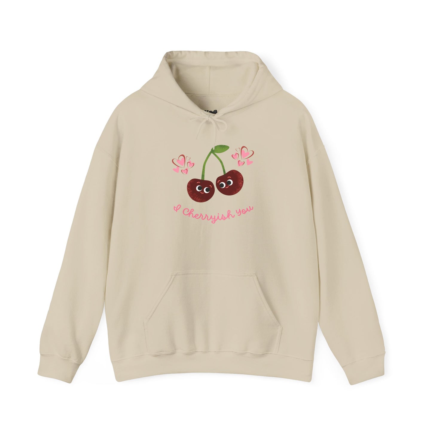 Cherry Love Hoodie | Cute Unisex Apparel | Valentine's Gift | Spring Style | Cozy Casual Wear | Cute Cherry Design