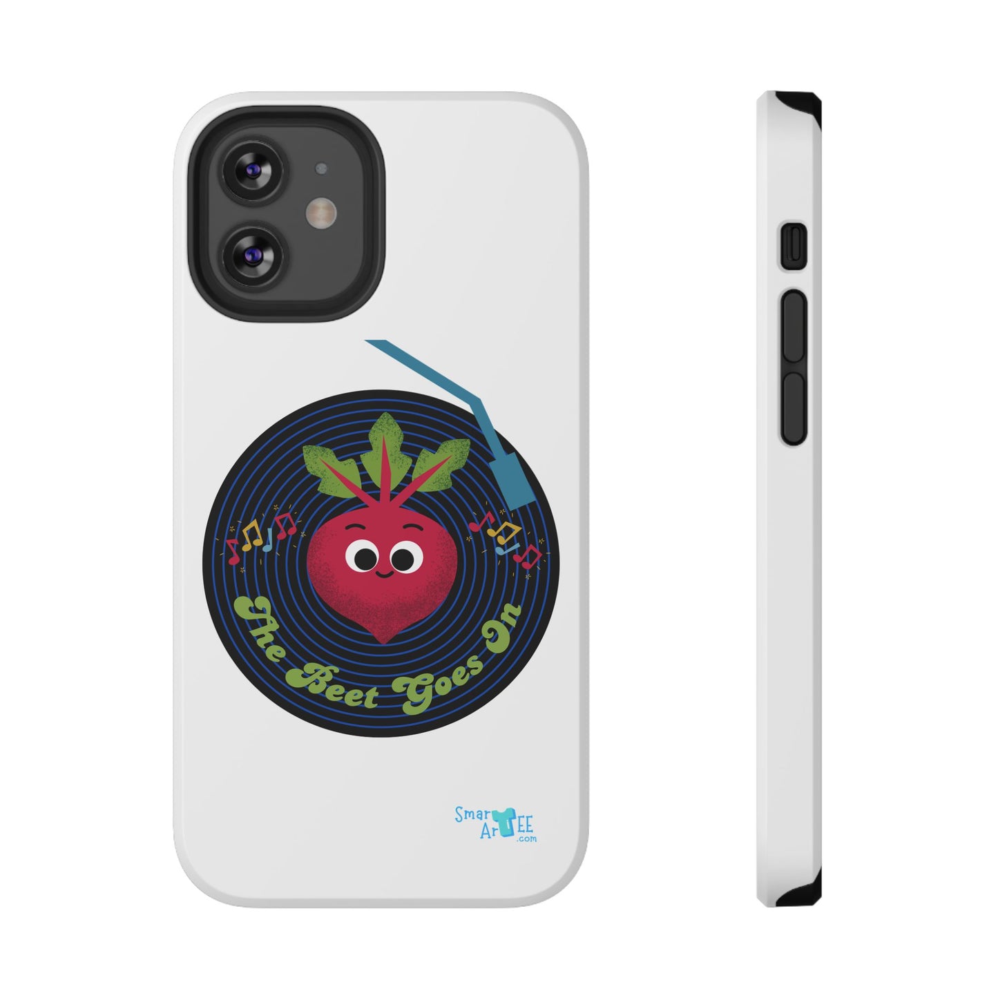 Fun Impact-Resistant Phone Cases - Unique Phone Accessories, Beet Pun Themed, Holiday Present