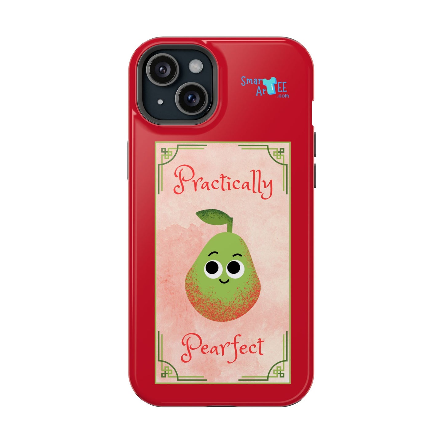 Cute Impact-Resistant Phone Case - Practically Pearfect, Fun Gift for Kids, Durable Phone Cover, Unique Phone Accessory, Youthful Style