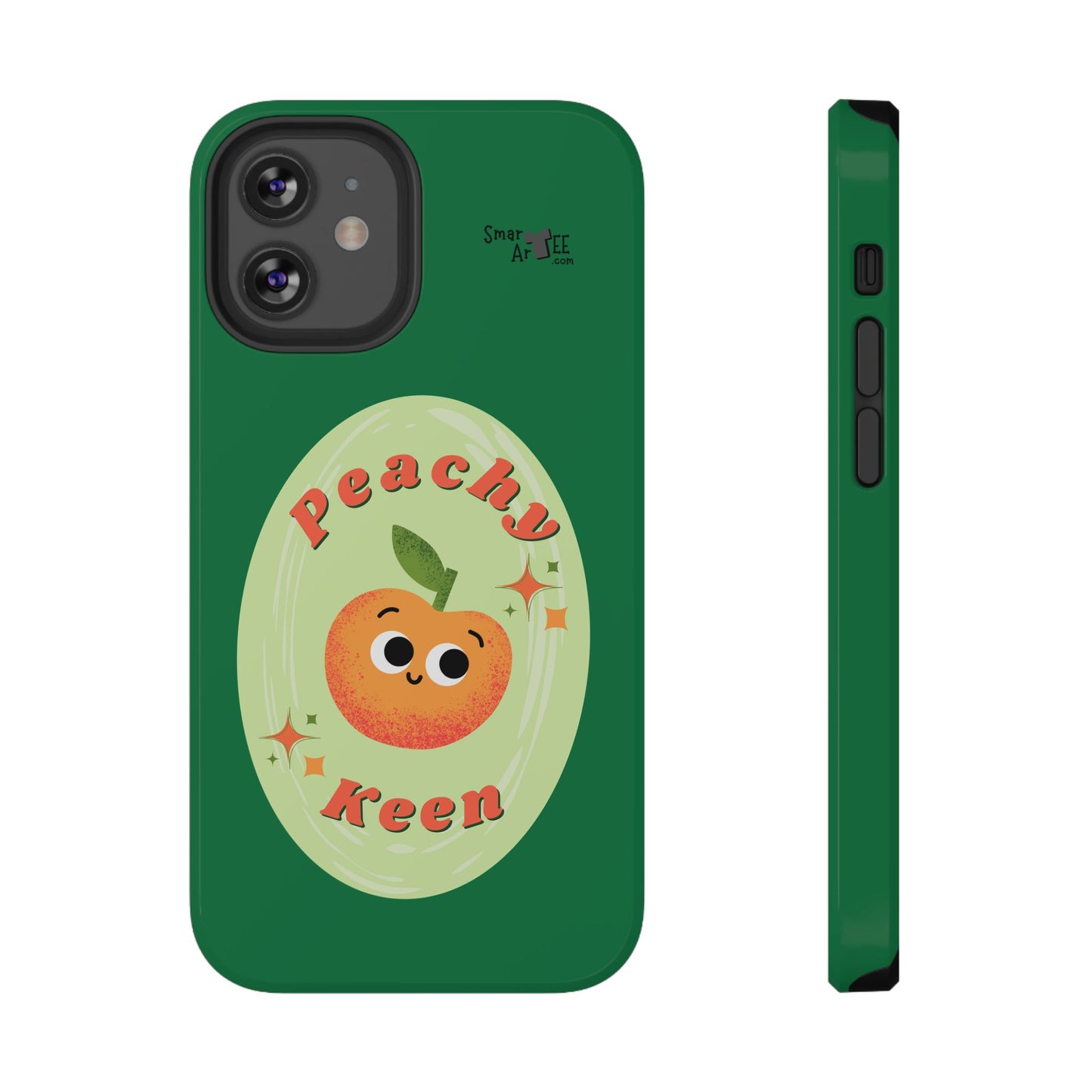 Peachy Keen Phone Case, Cute Impact-Resistant Case, Fun Smartphone Cover, Gift for Fruit Lovers, Customizable Phone Accessory