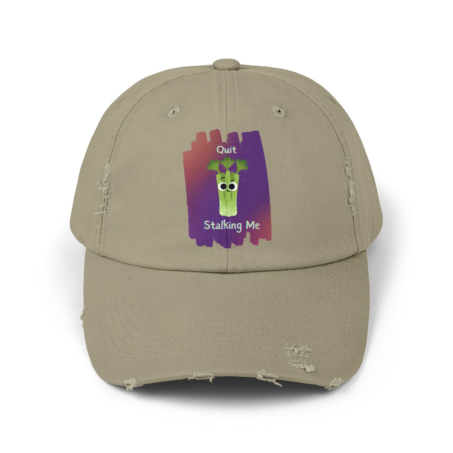 Quirky Distressed Cap for Fun-Loving Individuals, Casual Fashion Hats, Gift for Friends, Unique Accessories, Everyday Wear
