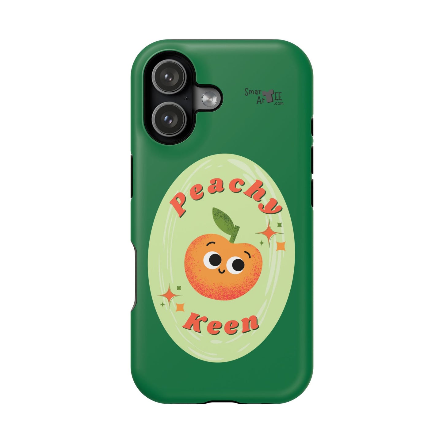 Peachy Keen Phone Case, Cute Impact-Resistant Case, Fun Smartphone Cover, Gift for Fruit Lovers, Customizable Phone Accessory