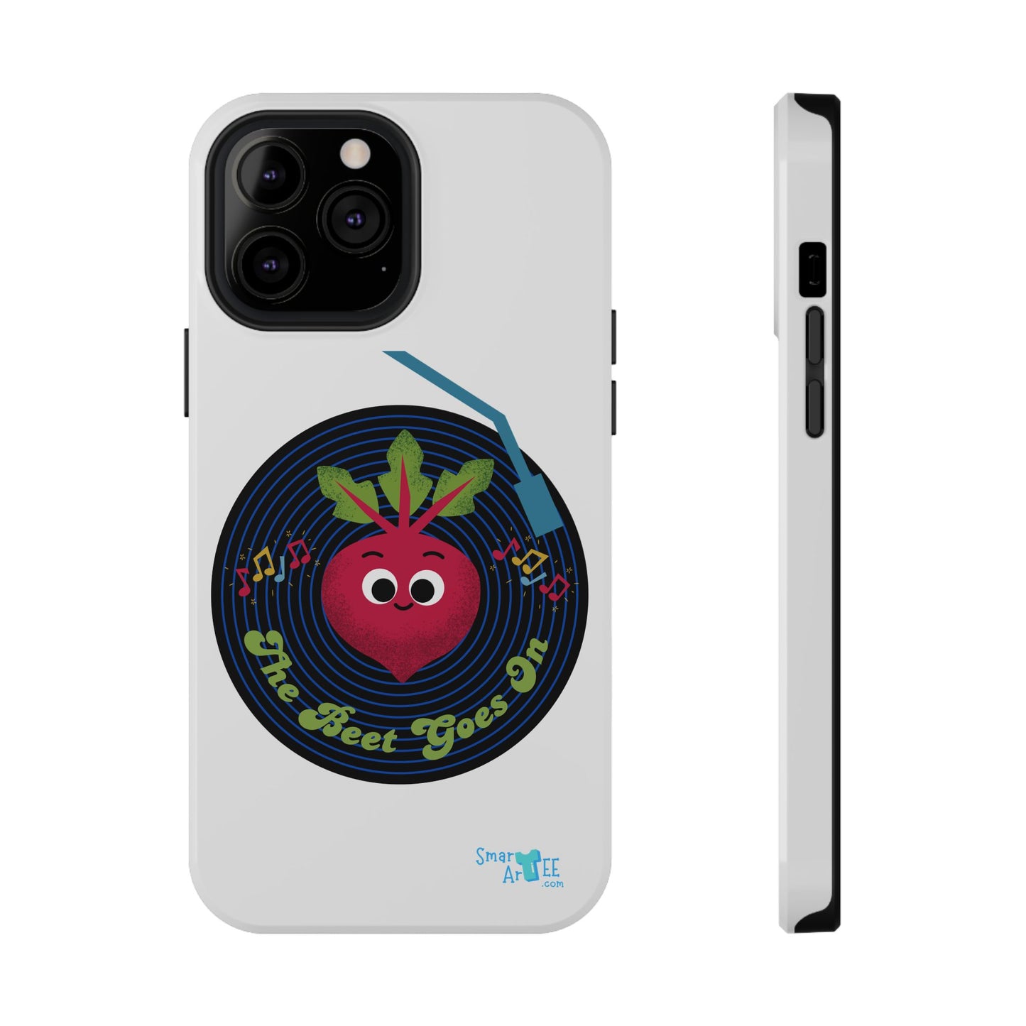 Fun Impact-Resistant Phone Cases - Unique Phone Accessories, Beet Pun Themed, Holiday Present