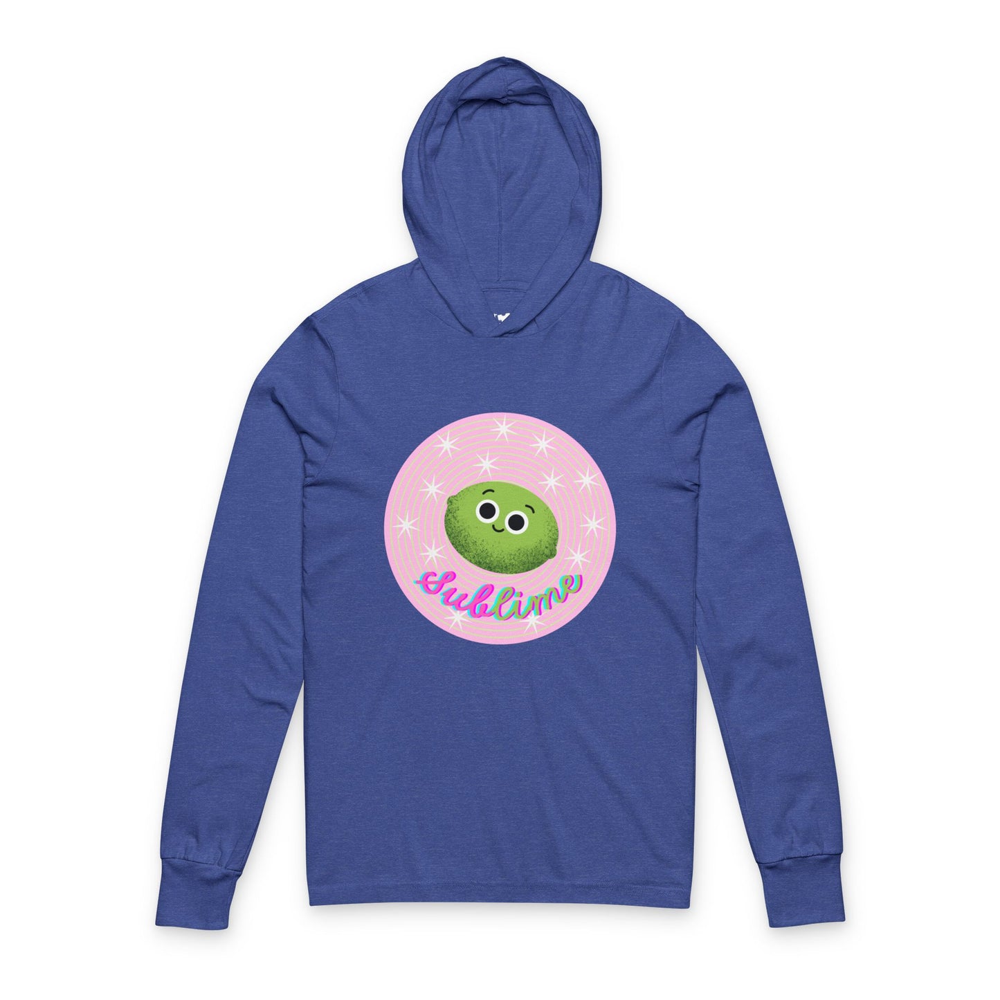 Sublime Unisex Hooded Long Sleeve Shirt, Cute Hooded Pun Shirt, Casual Style, Gift for Her, Loungewear, Birthday Present, Chill Vibes