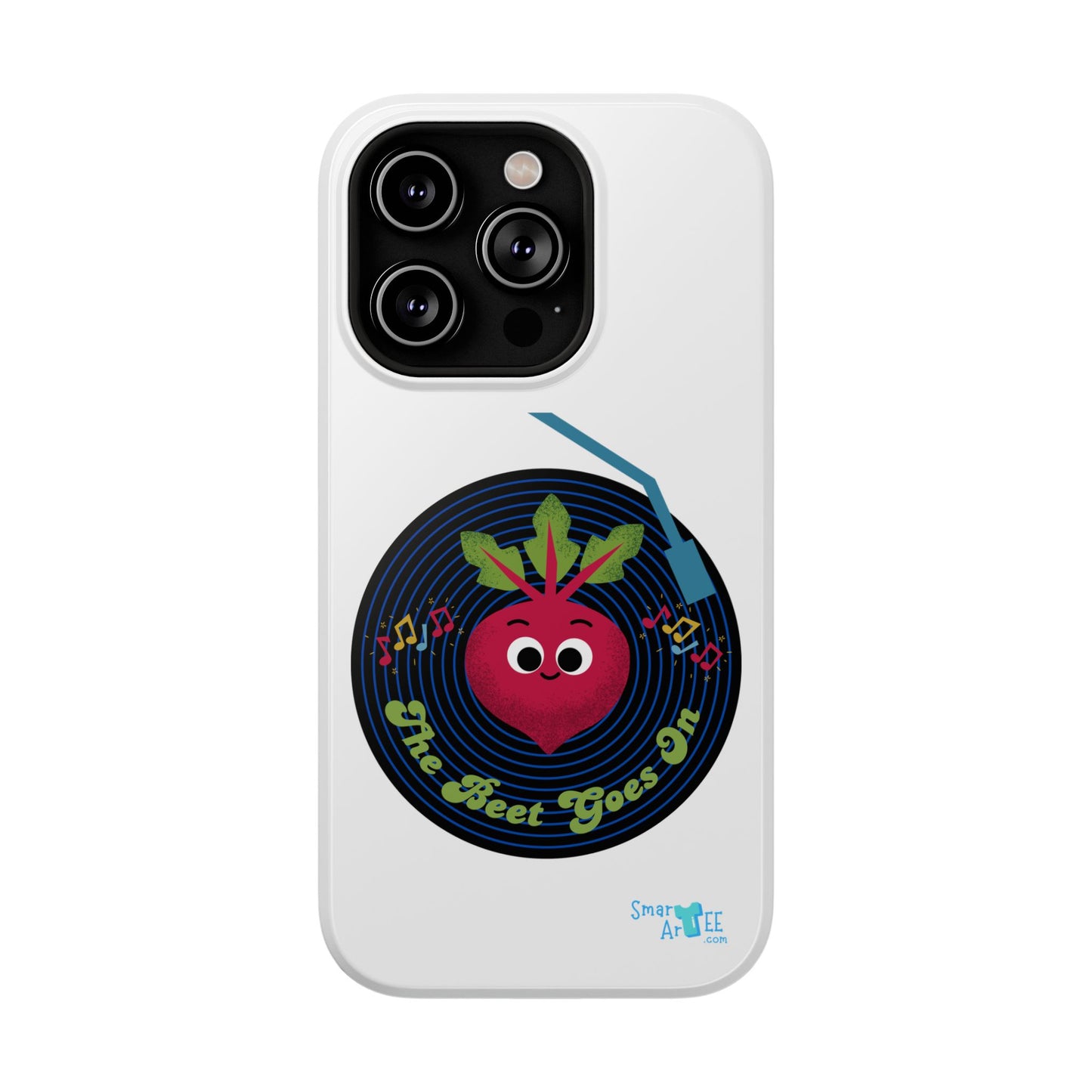 Fun Impact-Resistant Phone Cases - Unique Phone Accessories, Beet Pun Themed, Holiday Present
