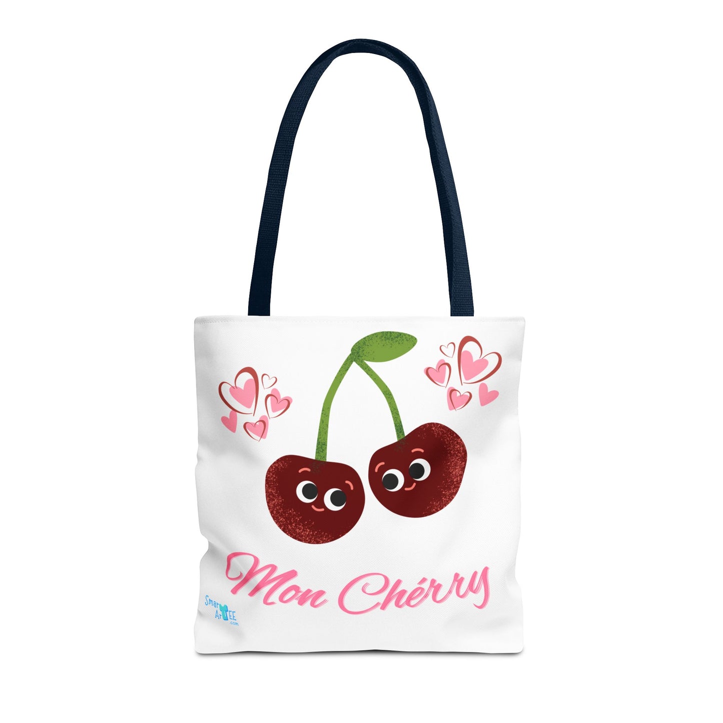 Cute Cherry Love Tote Bag - Perfect for Valentine's Day, Everyday Use, Grocery Shopping, Beach Outings, Fun Accessories