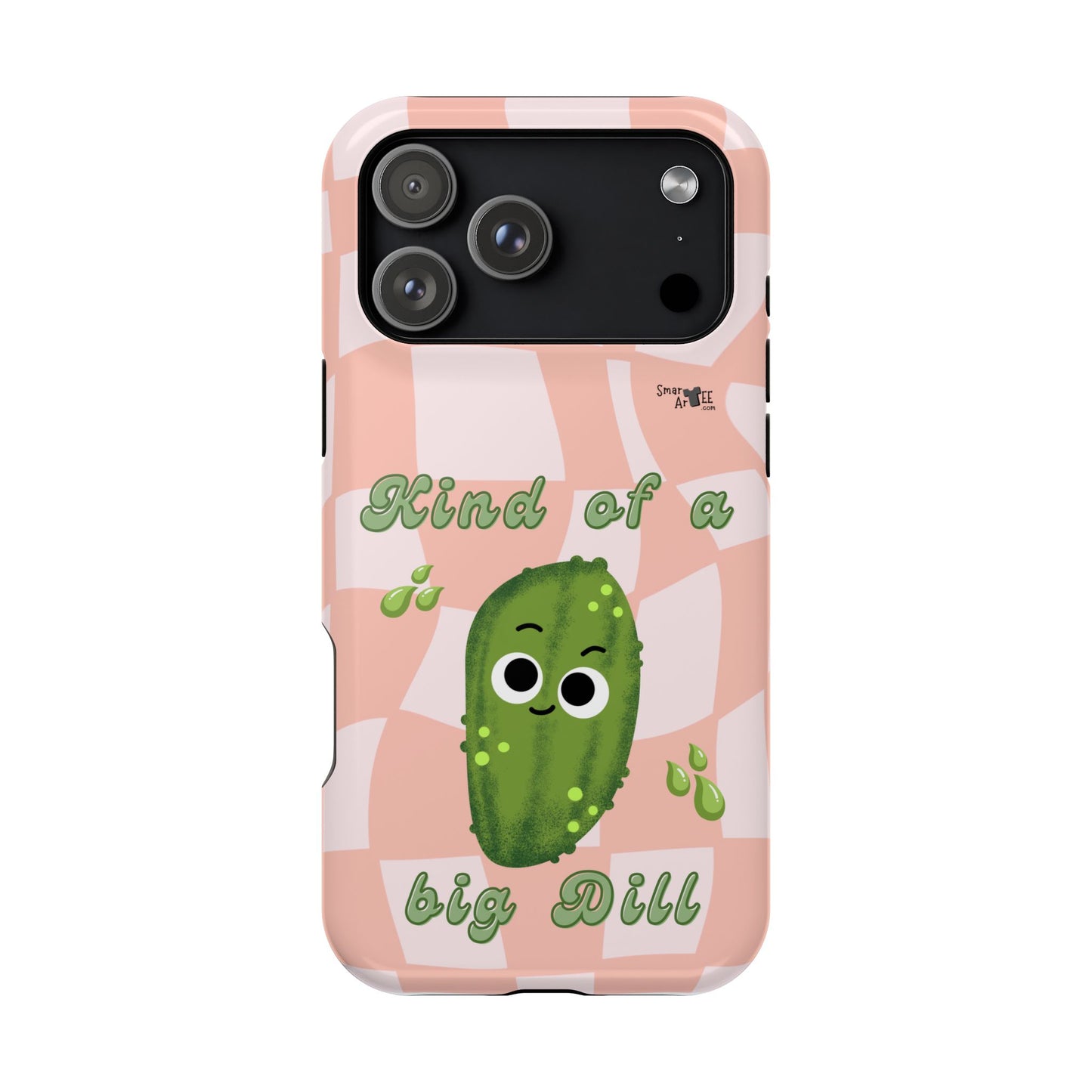 Cute Cucumber Phone Case, Funny Phone Case, Gift for Vegetable Lovers, Quirky Mobile Accessories, Summer Vibes, Kind of a Big Dill