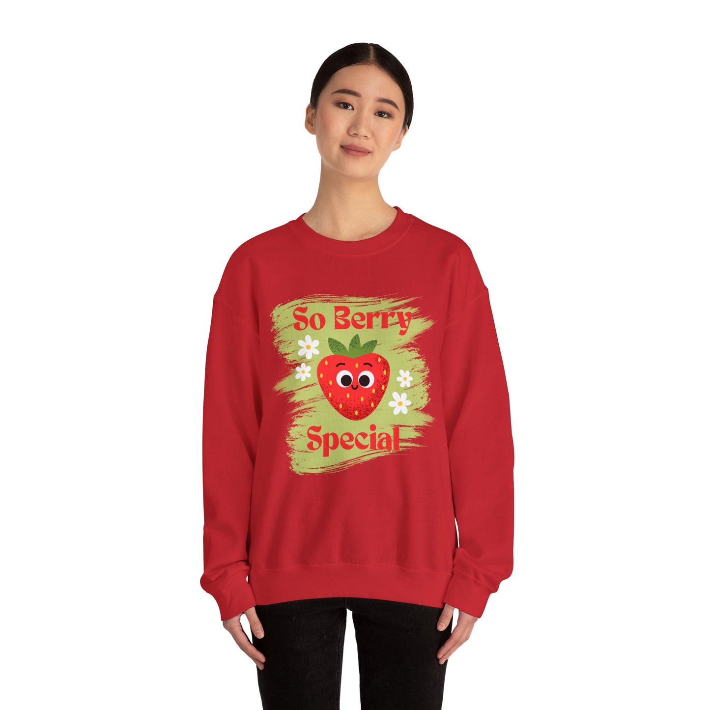 So Berry Special Fruit Pun Sweatshirt, Cozy Fruit Pun Sweatshirt, Great Gift Idea, Whimsical Fashion