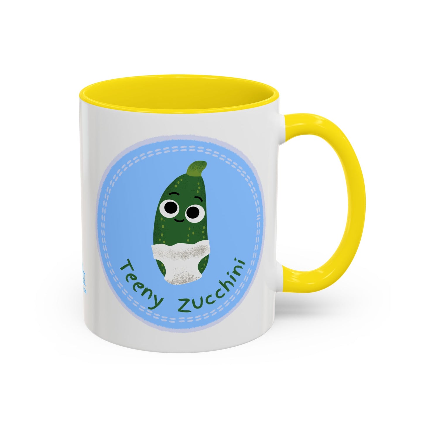 Cute Teeny Zucchini Coffee Mug – Fun Gift for Gardeners, Veggie Lovers, Kitchen Decor, Home Office, Birthday
