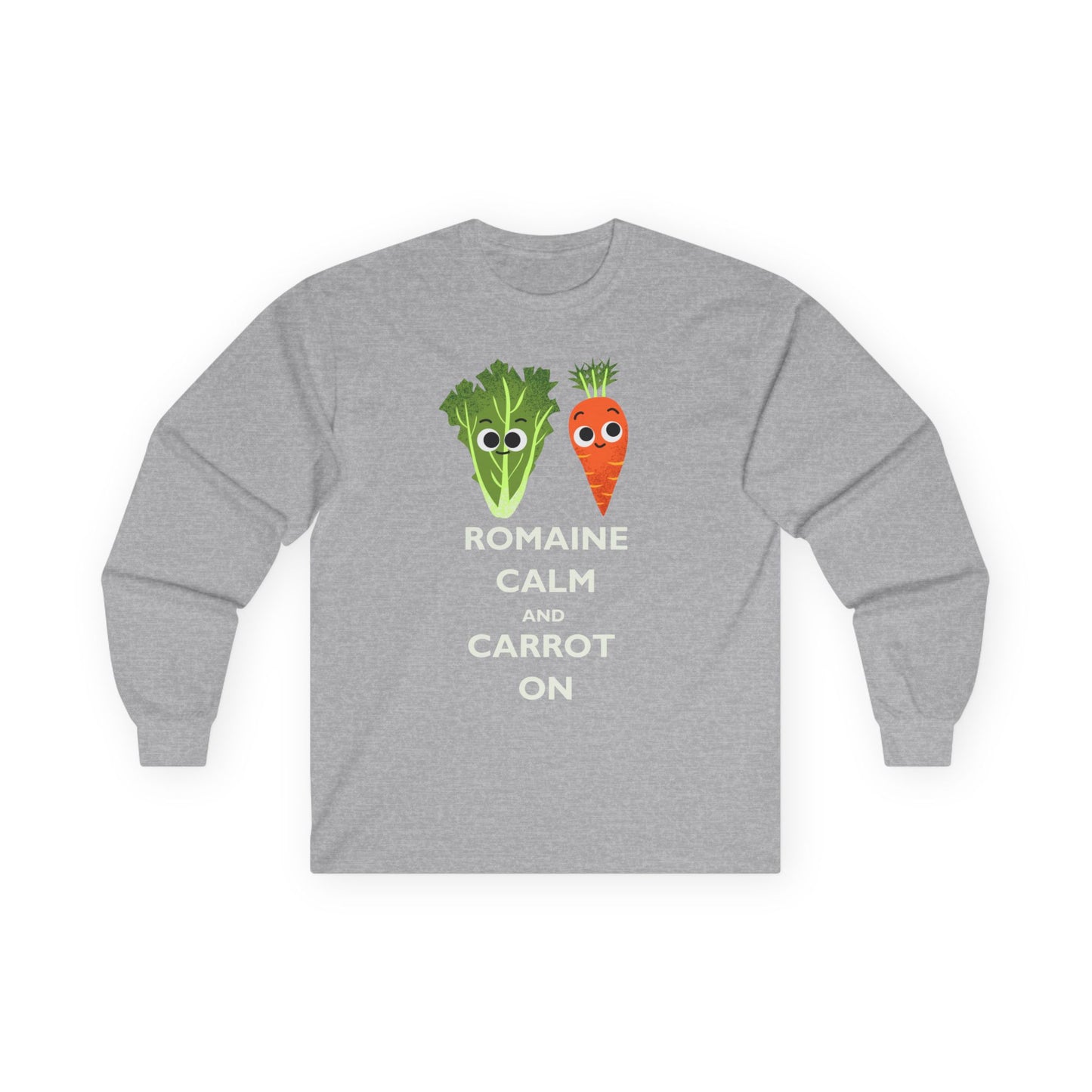Playful Veggie Long Sleeve Tees, Funny Shirt for Food Lovers, Perfect Gift for Gardeners, Great for Holidays and Parties