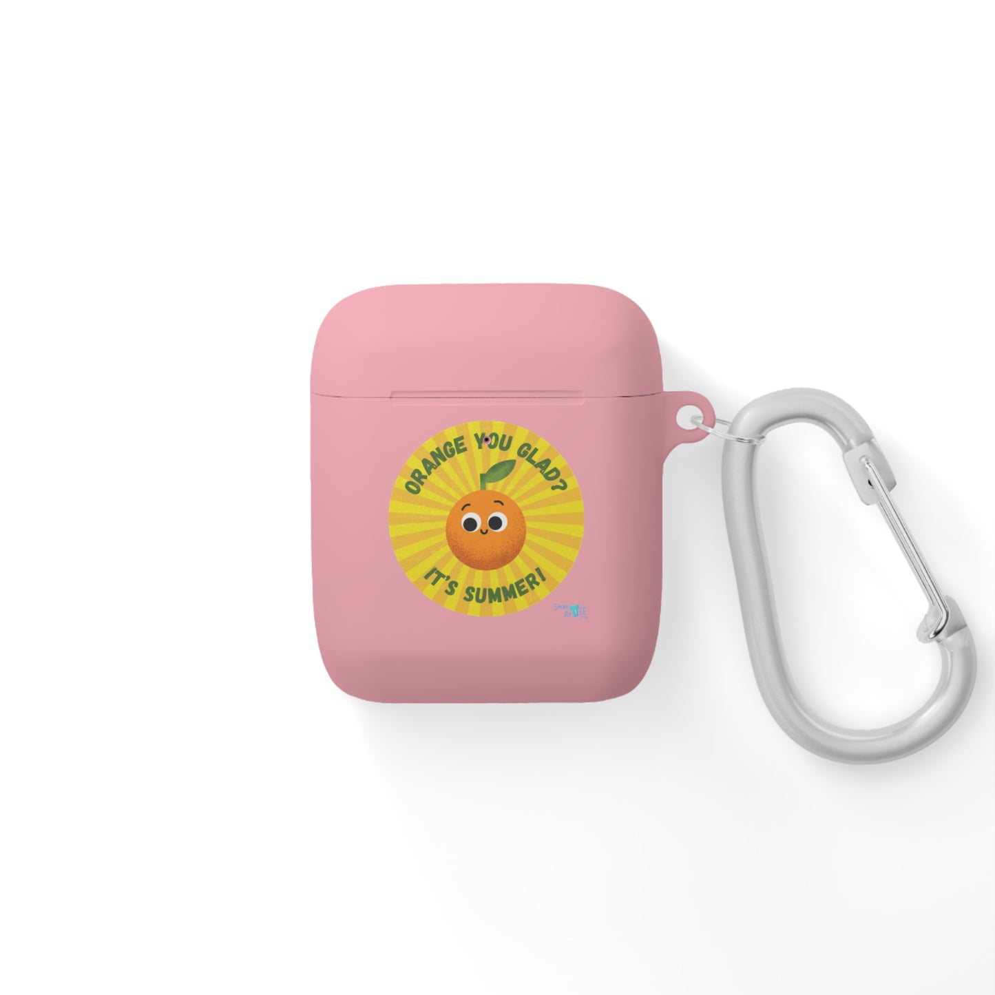 Summer Vibe AirPods Case Cover, Orange Fruit AirPods Holder, Fun Summer Gift, Apple AirPods Accessory