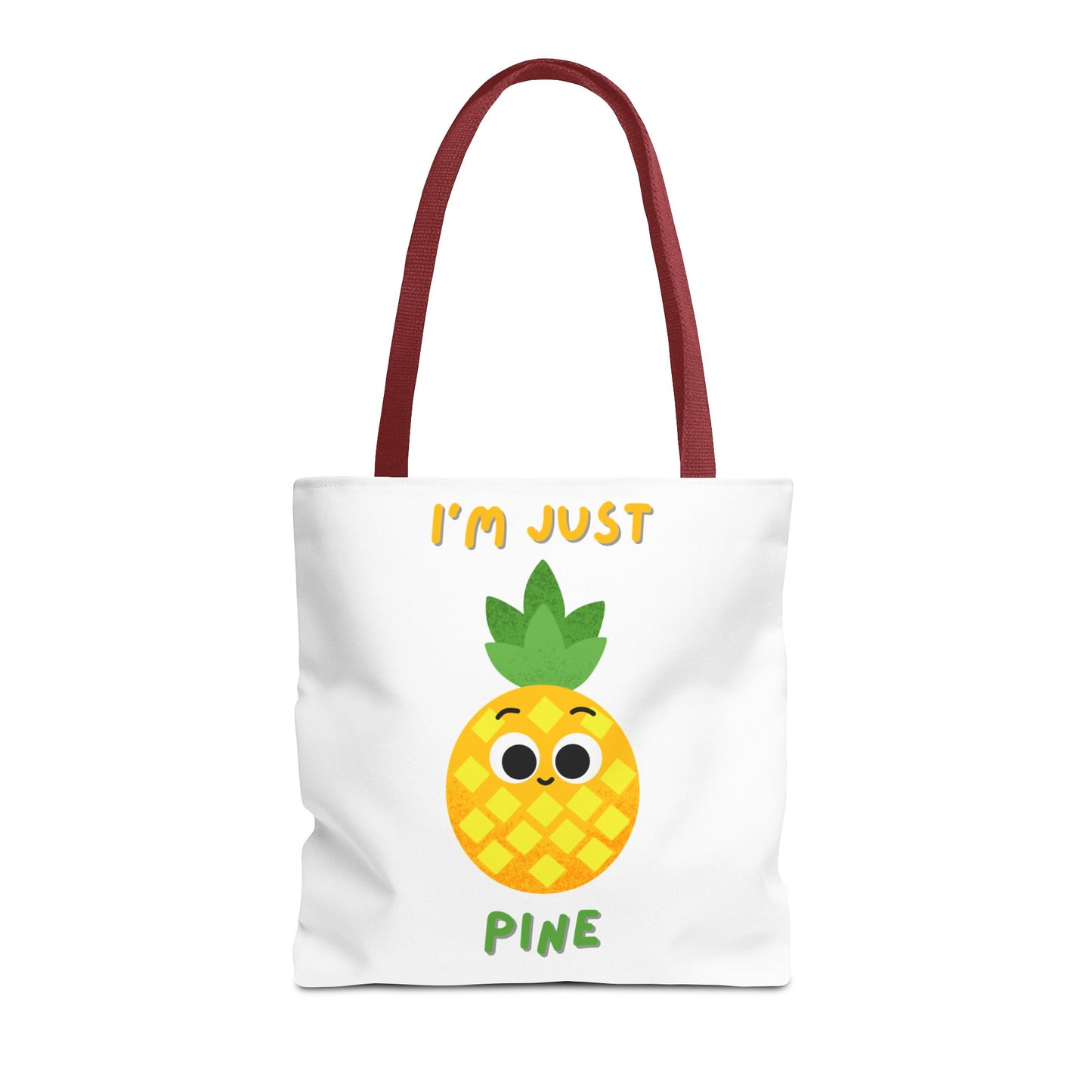 Cute Pineapple Tote Bag, Fun Shopper Bag, Beach Bag, Eco-Friendly Tote, Gift for Fruit Lovers, Summer Accessory