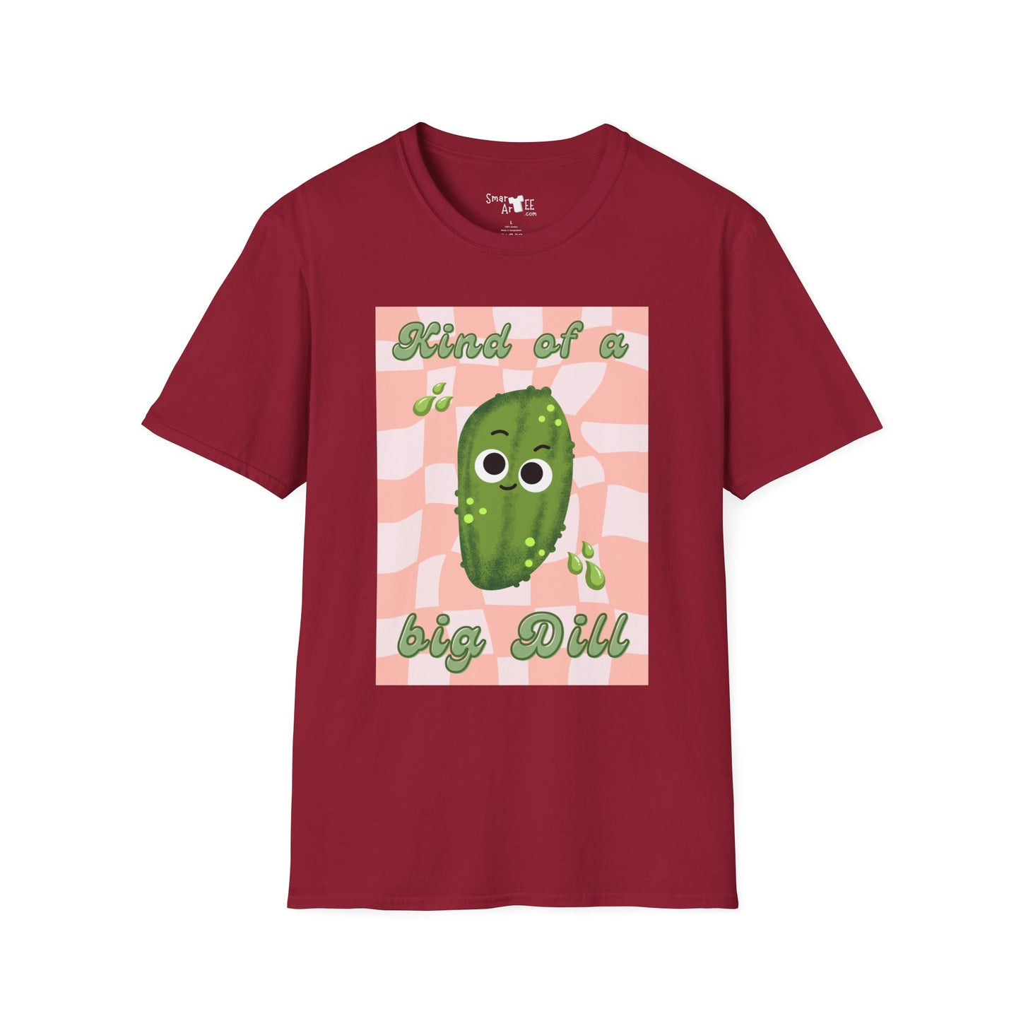 Cute Pickle Humor T-Shirt, Unisex Softstyle Tee, Funny Gift for Dill Pickle Lovers, Trendy Casual Wear, Unique Gift for Birthdays