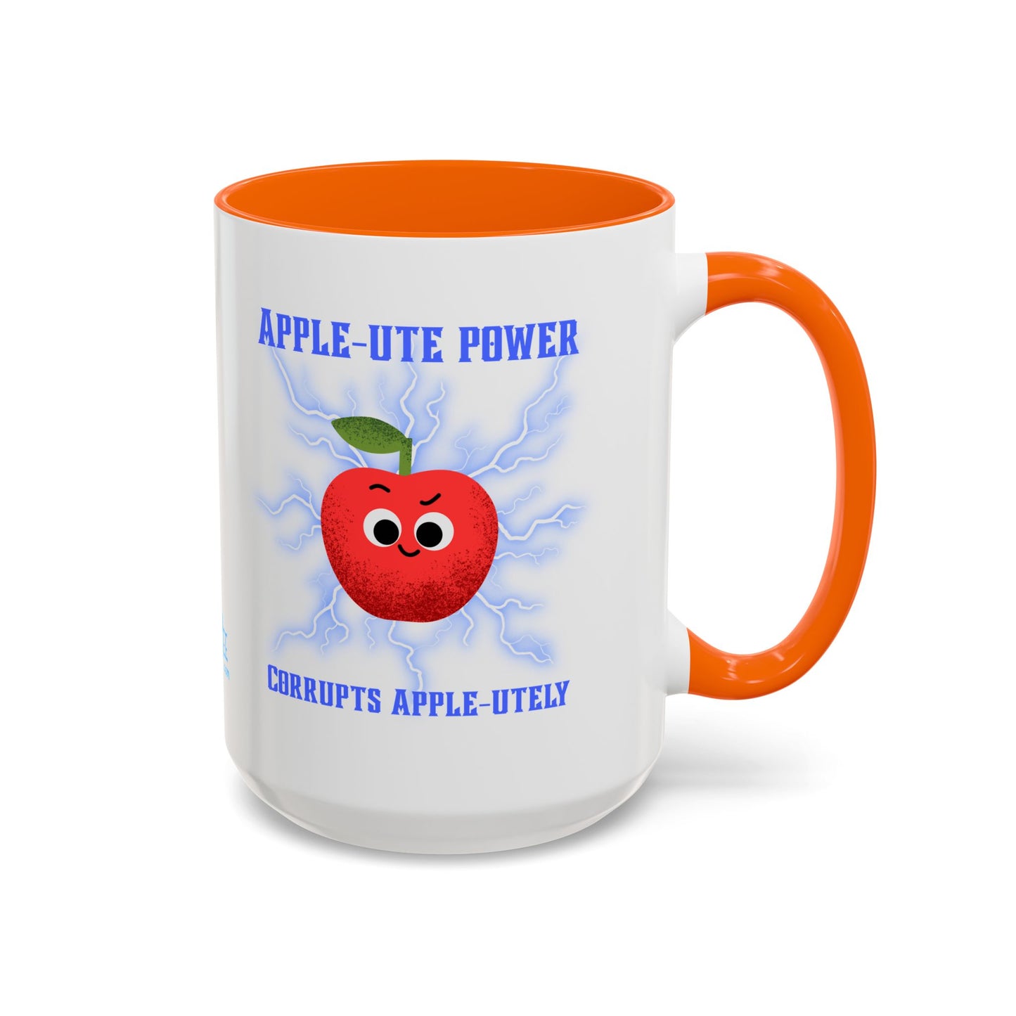 Whimsical Coffee Mug, Fun Apple-Themed Gift, Cute Kitchen Decor, Quirky Drinkware, Perfect for Teachers and Friends