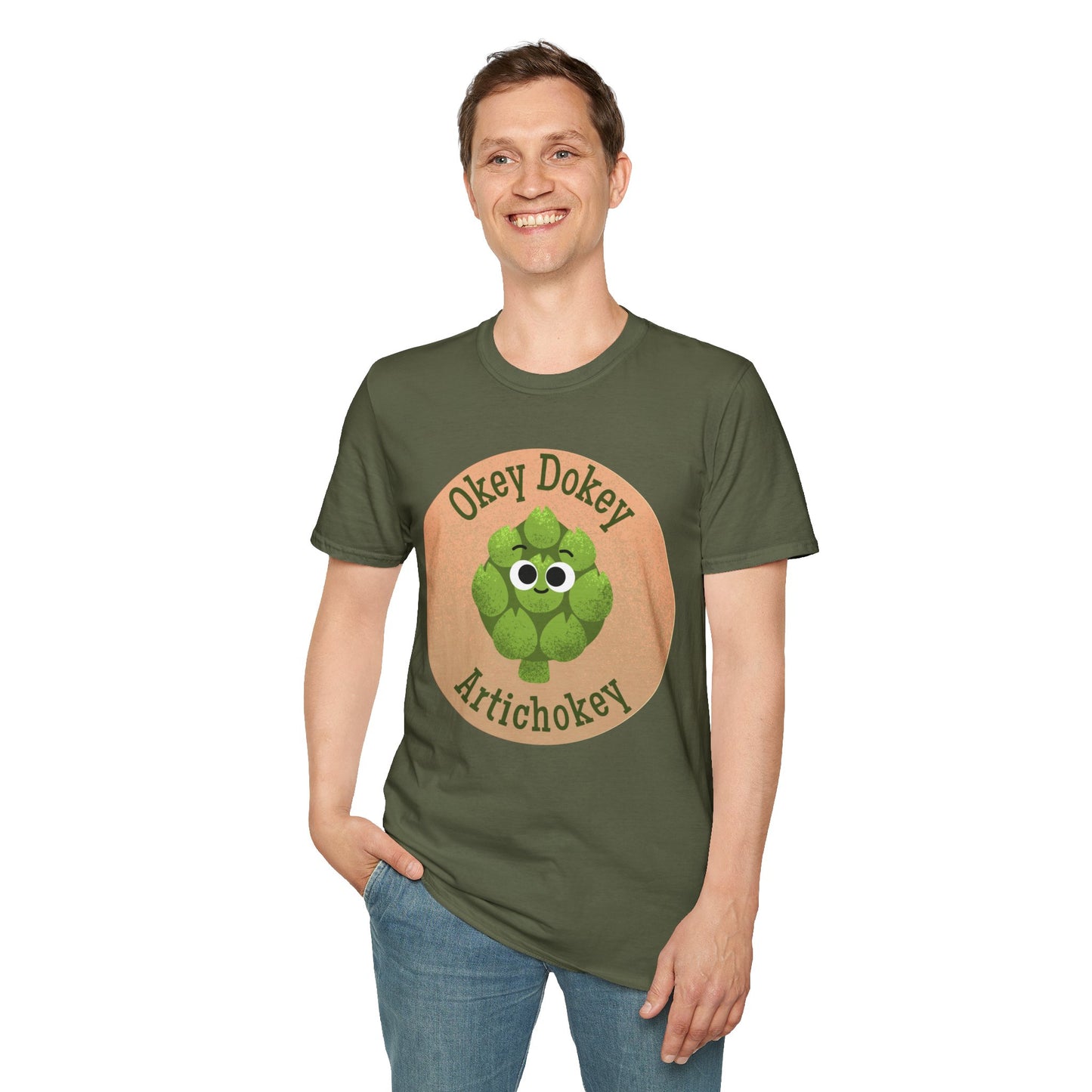 “Okey Dokey Artichokey” Unisex Softstyle T-Shirt - Fun and Playful Design for All Occasions