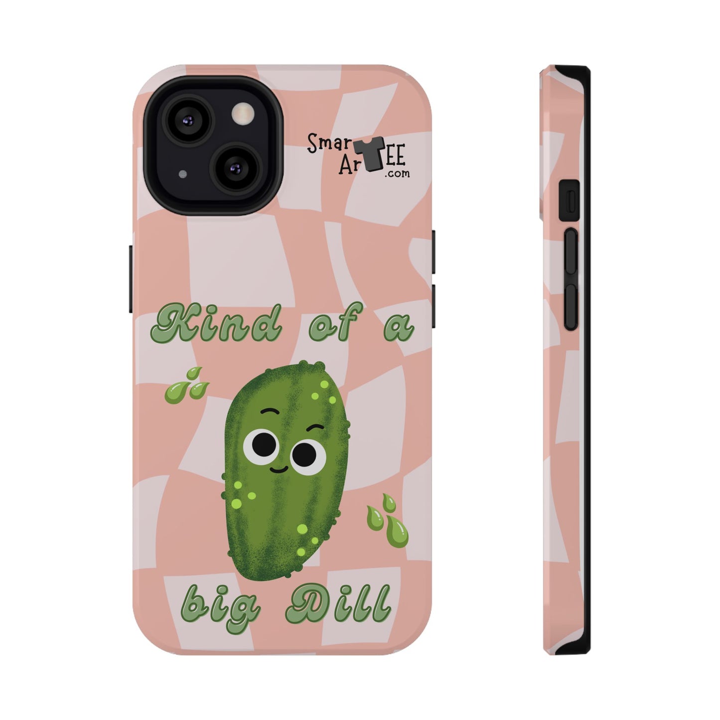Cute Cucumber Phone Case, Funny Phone Case, Gift for Vegetable Lovers, Quirky Mobile Accessories, Summer Vibes, Kind of a Big Dill