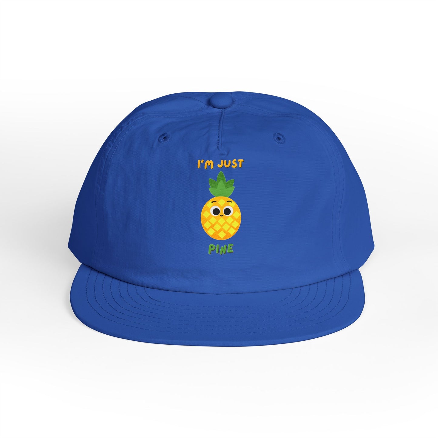 Pineapple Pun Surf Cap - Fun Beachwear, Summer Accessory, Vacation Hat, Gift for Surfers, Casual Style