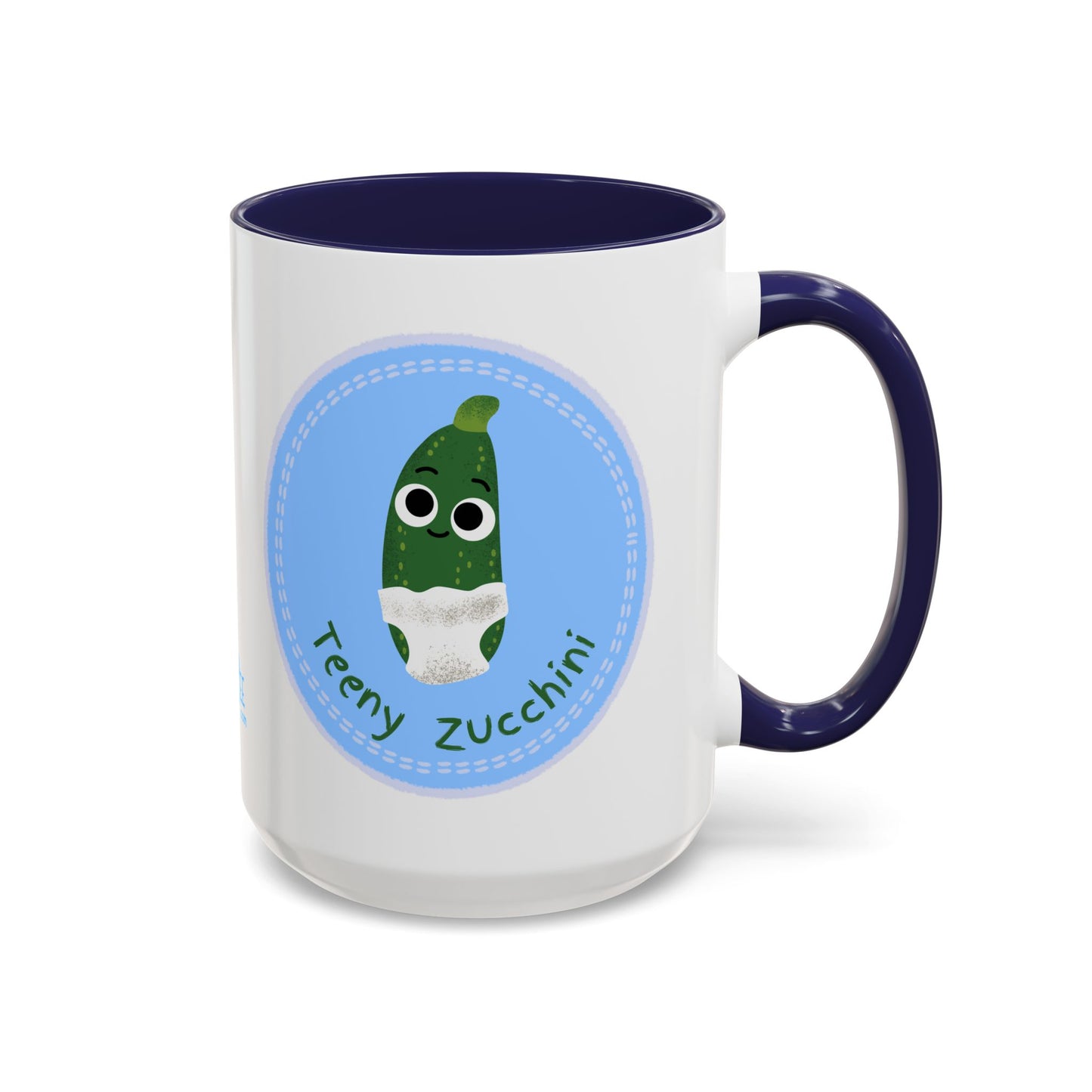 Cute Teeny Zucchini Coffee Mug – Fun Gift for Gardeners, Veggie Lovers, Kitchen Decor, Home Office, Birthday
