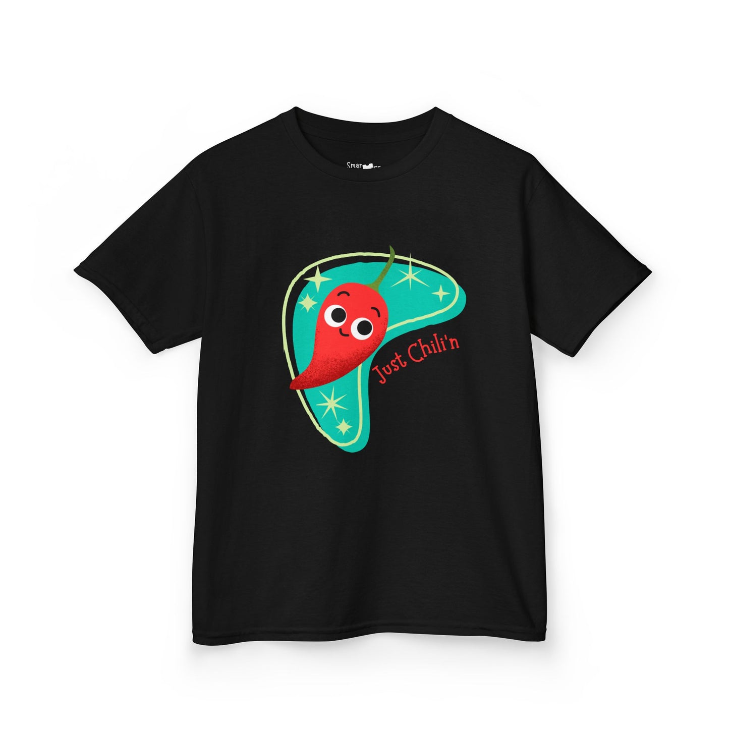 Chill'n Kids Tee - Just Chili'n Pepper Pun Gift for Kids, Summer Outfit, Cute Designer Tee, Everyday Wear, Playtime Shirt