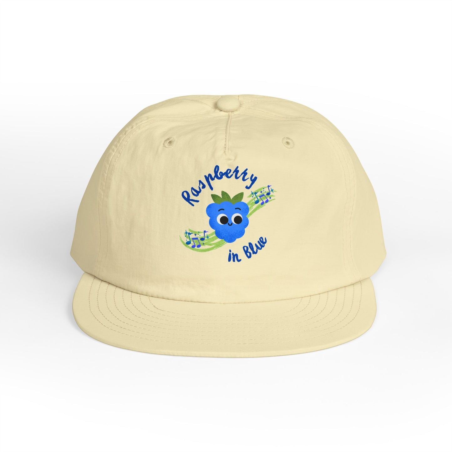 Rhapsody in Blue Pun Surf Cap | Fun Summer Hat, Youth Beachwear, Gift for All Ages, Outdoor Adventures, Vacation Accessory