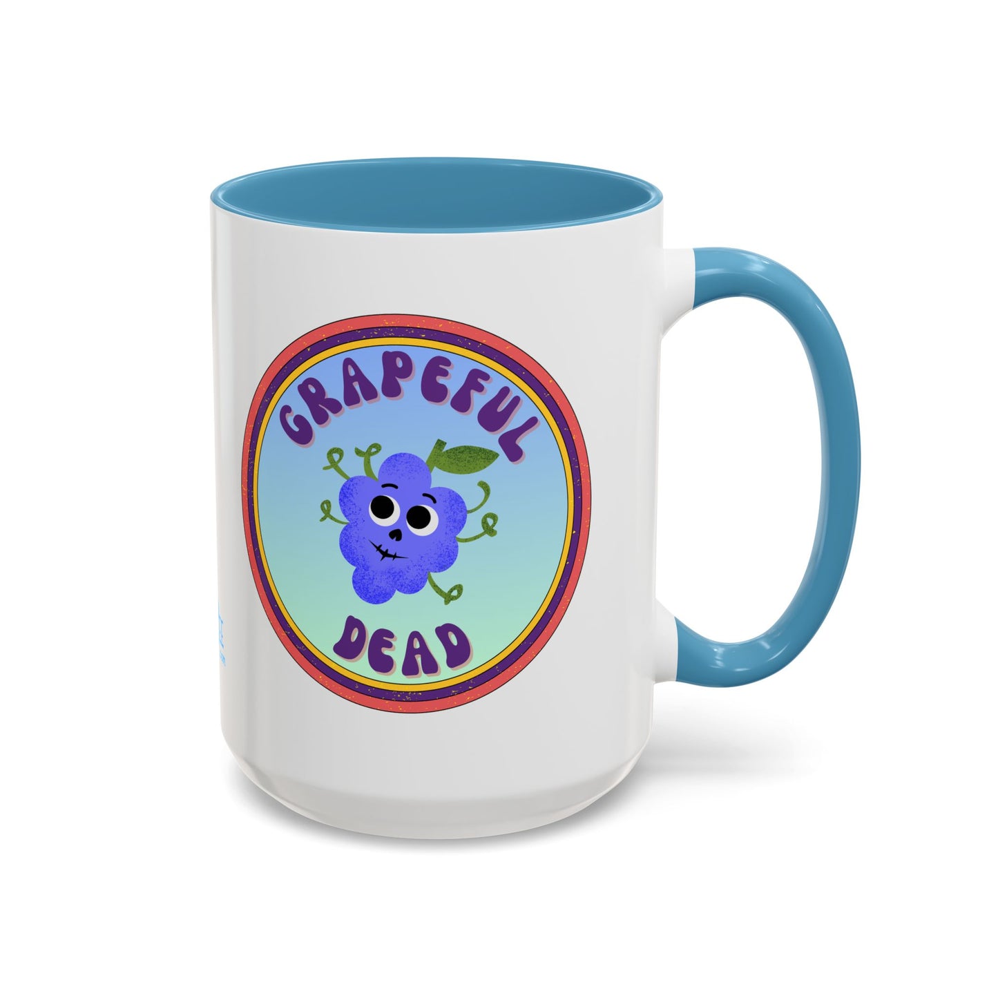 Grateful Dead Inspired Accent Coffee Mug, Fun Gift for Music Lovers, Unique Home Decor, Vibrant Coffee Mug, Collectible Gift for Occasions