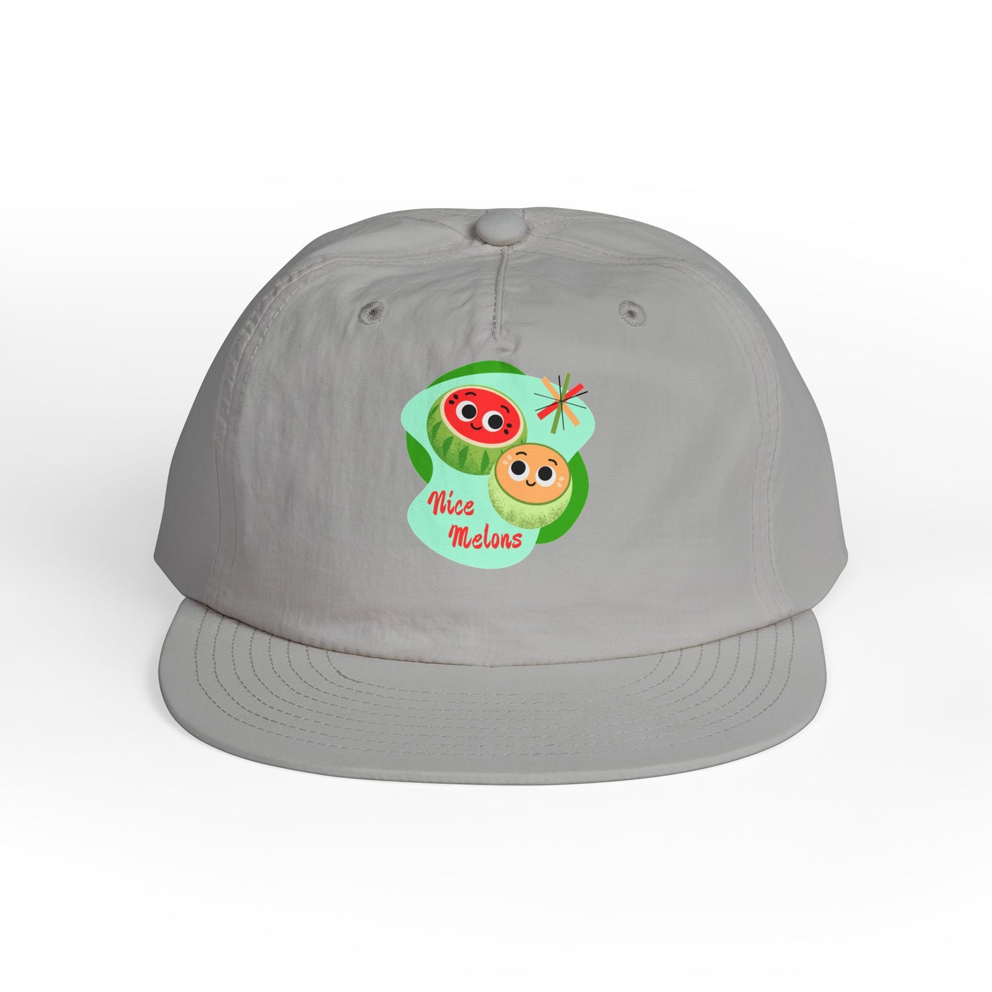 Cute Surf Cap, Summer Hat, Beach Cap, Funny Cap, Gift for Surfers, Nice Melons Graphic