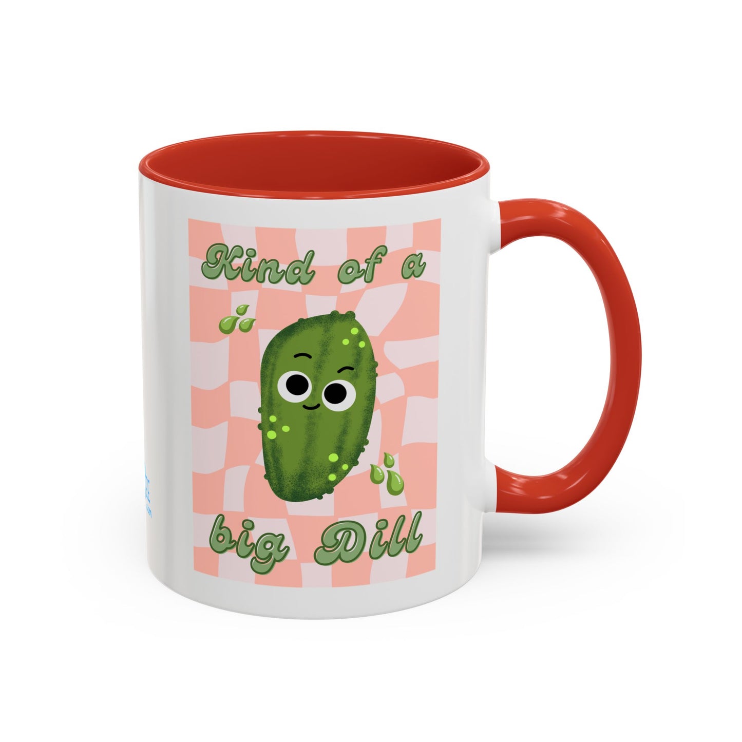 Kind of a Big Dill Coffee Mug – Fun Cactus Design, Perfect for Plant Lovers, Unique Gift for Friends, Cute Kitchen Decor, Quirky Coffee Cup