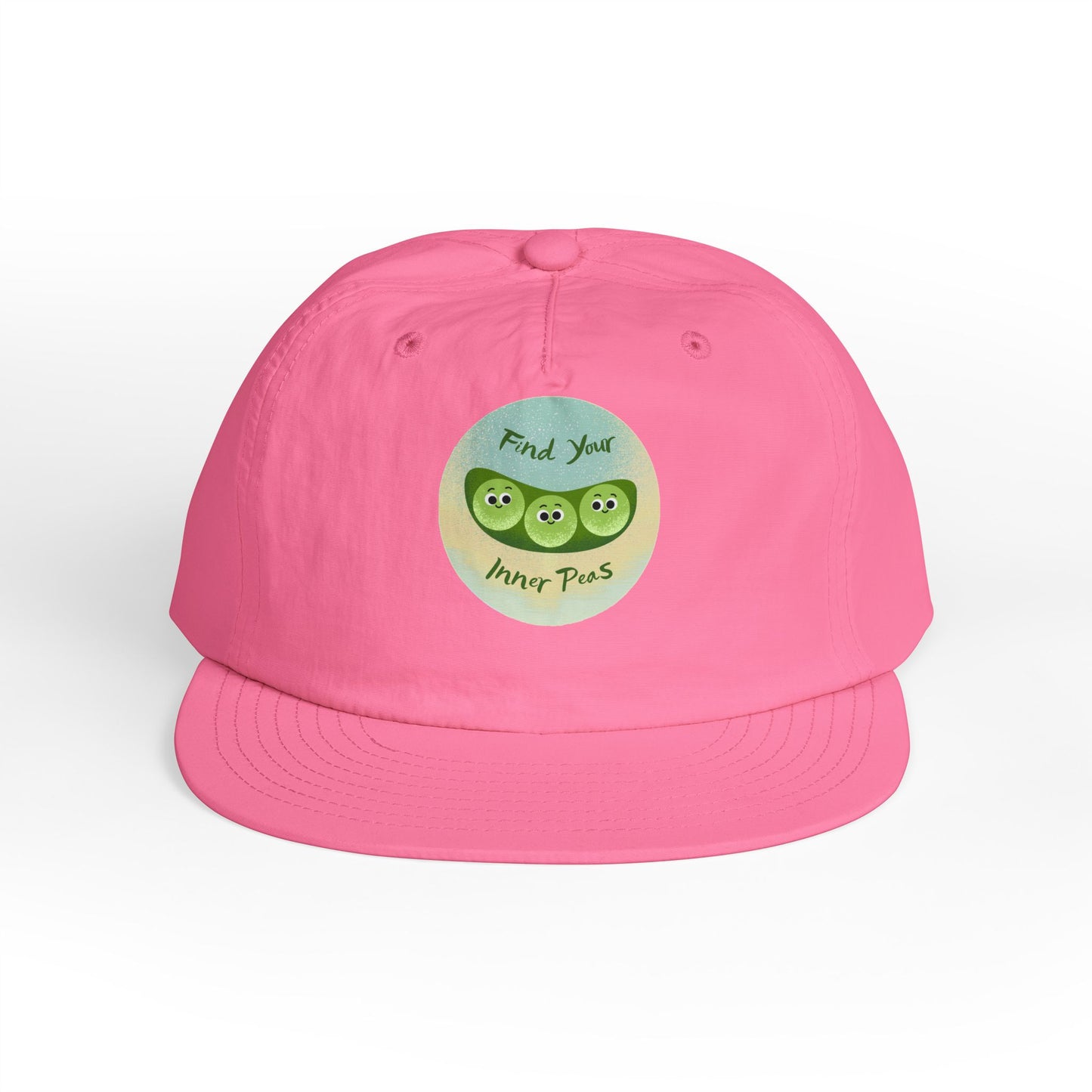 Surf Cap, Find Your Inner Peace Hat, Beachwear Accessories, Summer Cap, Fun Prints, Relaxation Gear, Outdoor Lifestyle