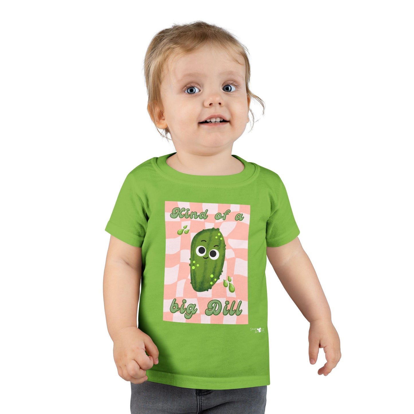 Cute Toddler Shirt, Kind of a Big Dill Tee, Funny Pickle Pun Shirt, Kids Gift, Summer Outfit, Toddler Apparel
