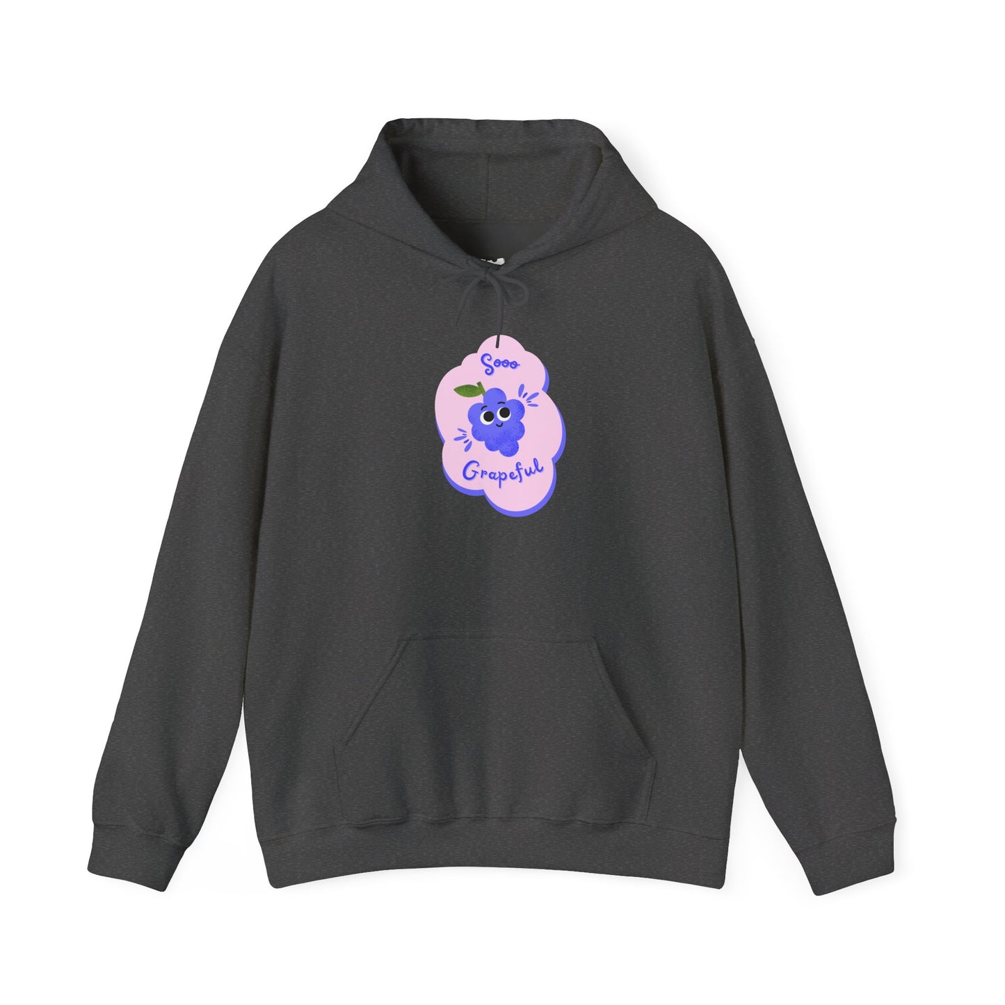 Charming Grape Hoodie, Cozy Unisex Pullover, Graphic Hoodie for Spring, Perfect Gift for Garden Lovers, Trendy Casual Wear