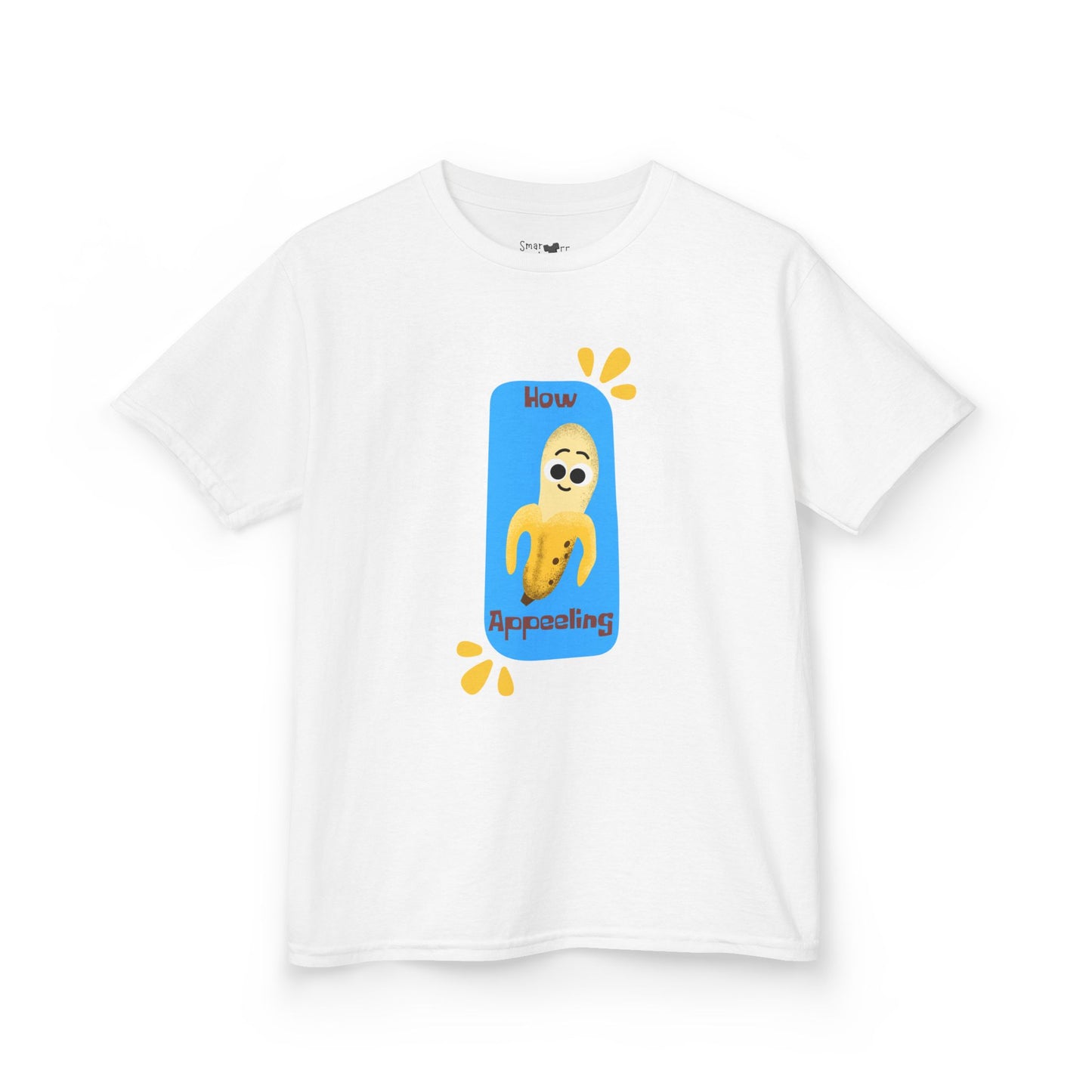 Kids Funny Graphic Tee with 'How Appeeling' Banana Pun Design | Playful Shirt for Children | Gift for Birthdays