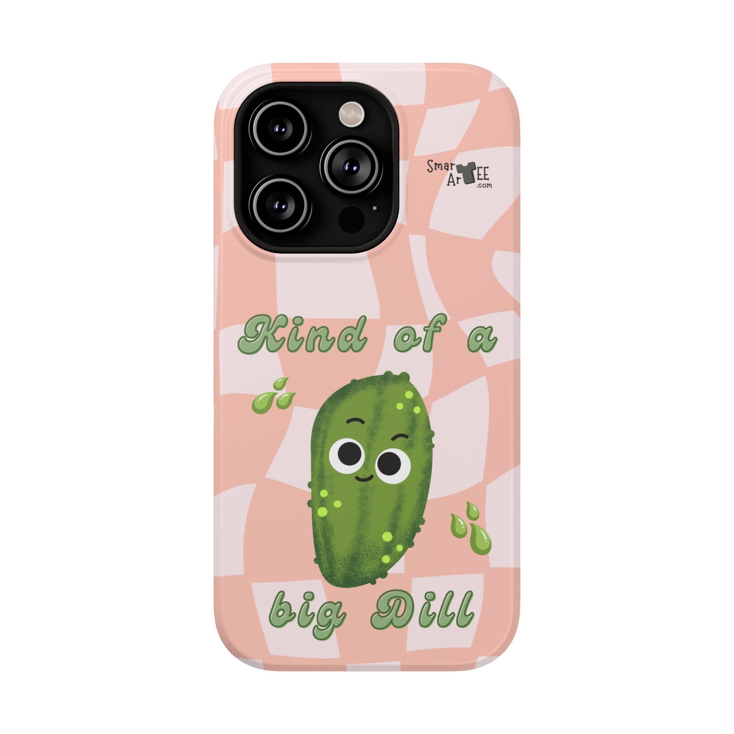 Cute Cucumber Phone Case, Funny Phone Case, Gift for Vegetable Lovers, Quirky Mobile Accessories, Summer Vibes, Kind of a Big Dill