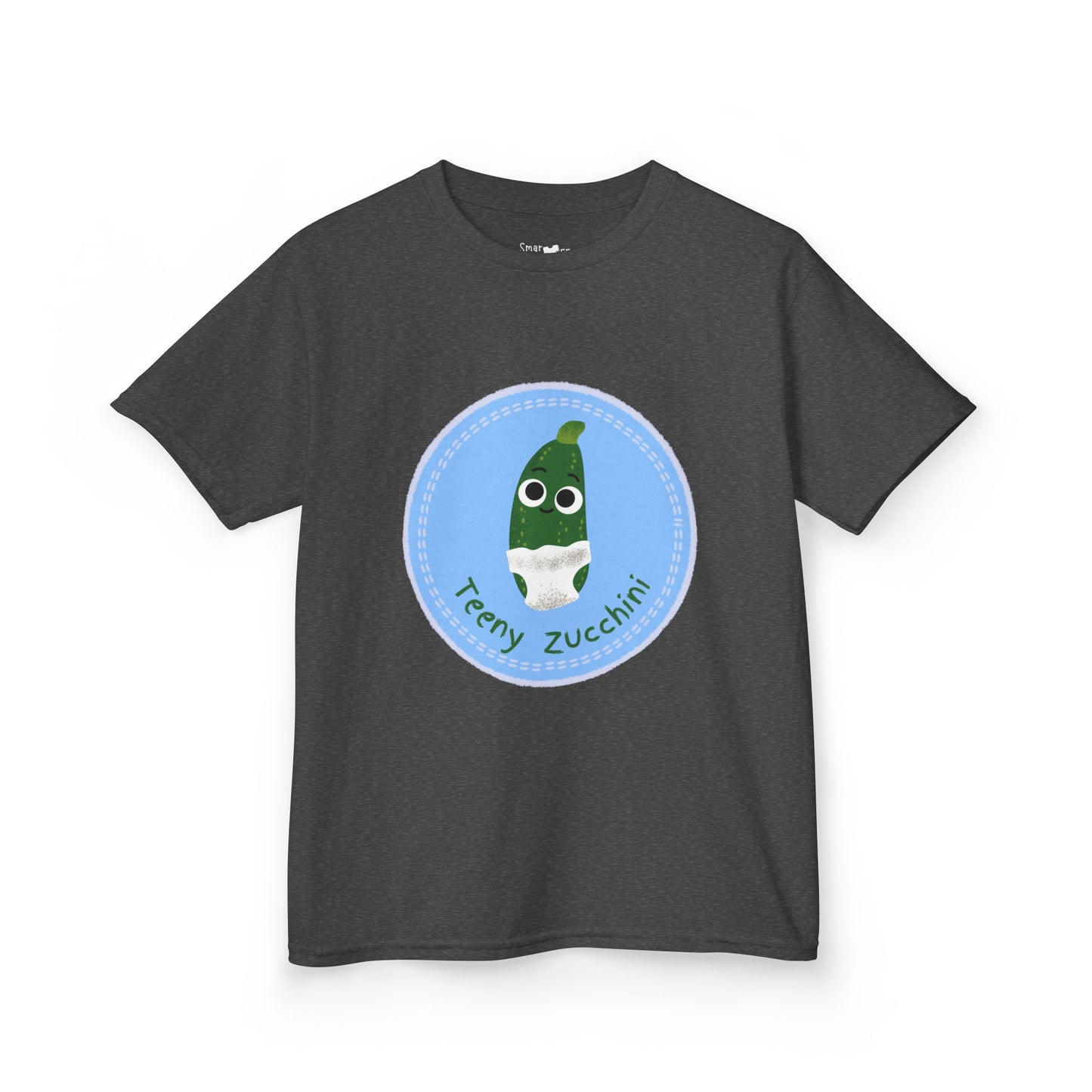 Kids Zucchini Tee, Cute Vegetable Shirt, Funny Kids Apparel, Gift for Kids, Playful Shirt, Gardening Themes