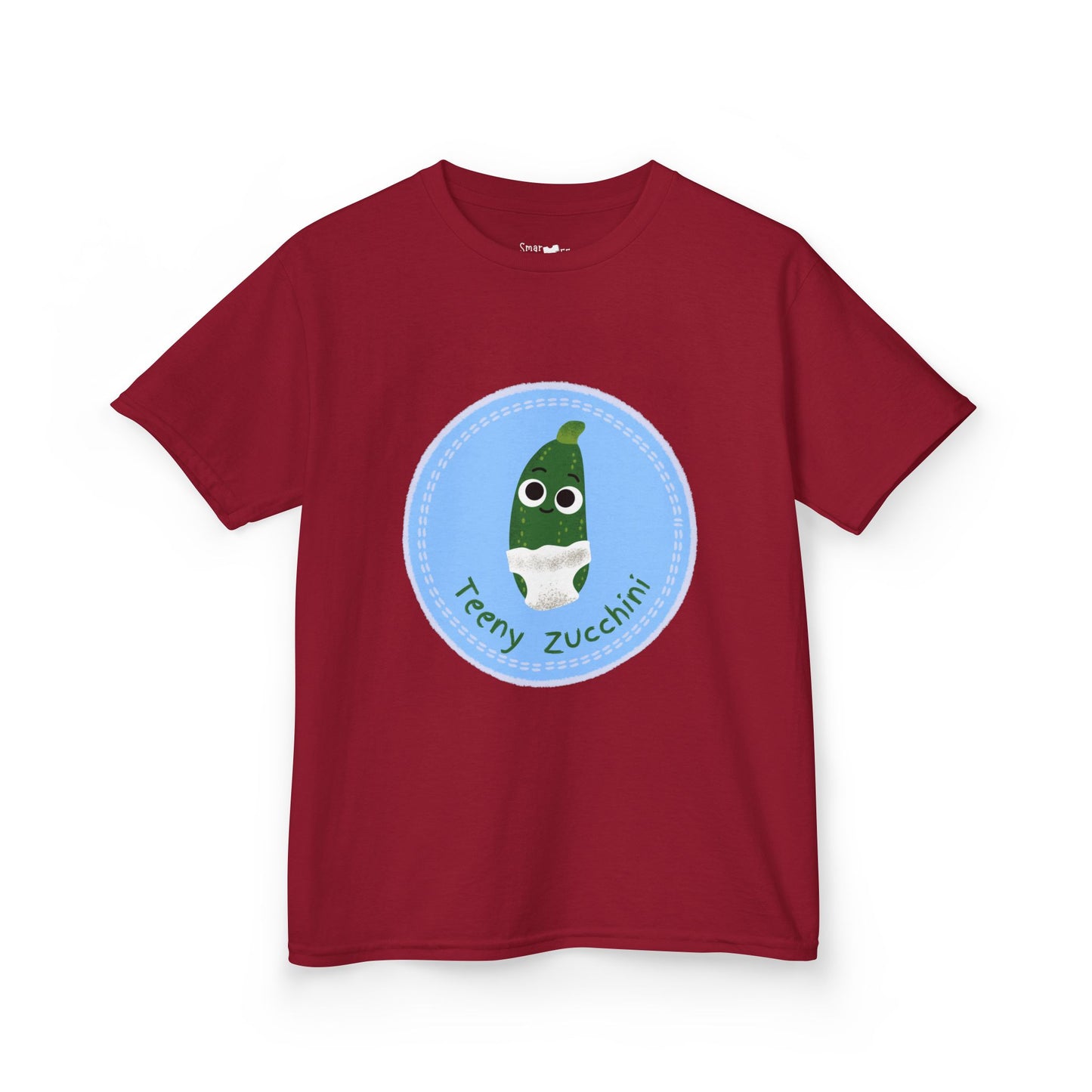 Kids Zucchini Tee, Cute Vegetable Shirt, Funny Kids Apparel, Gift for Kids, Playful Shirt, Gardening Themes