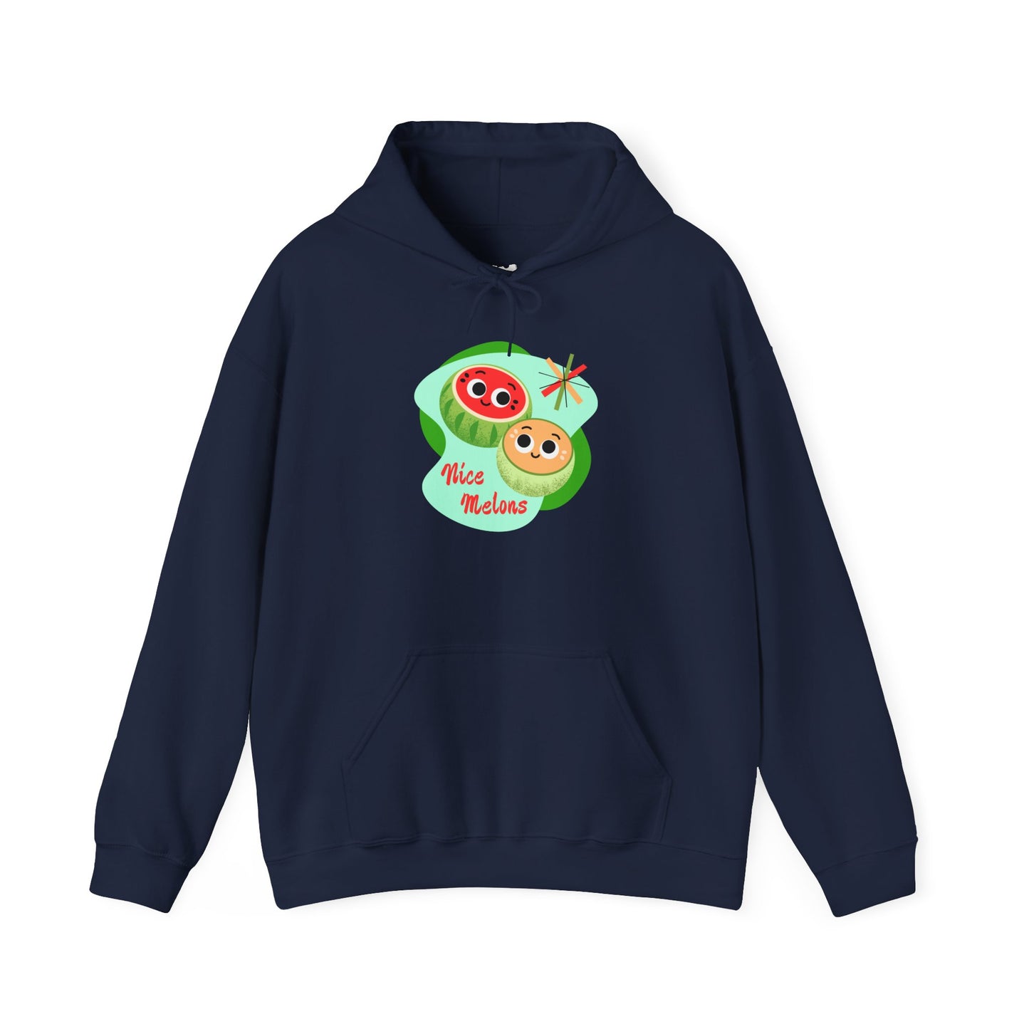 Cute Retro Fruit Hoodie for Friends, Cozy Unisex Pullover, Funny Casual Wear, Gift for Fruit Lovers