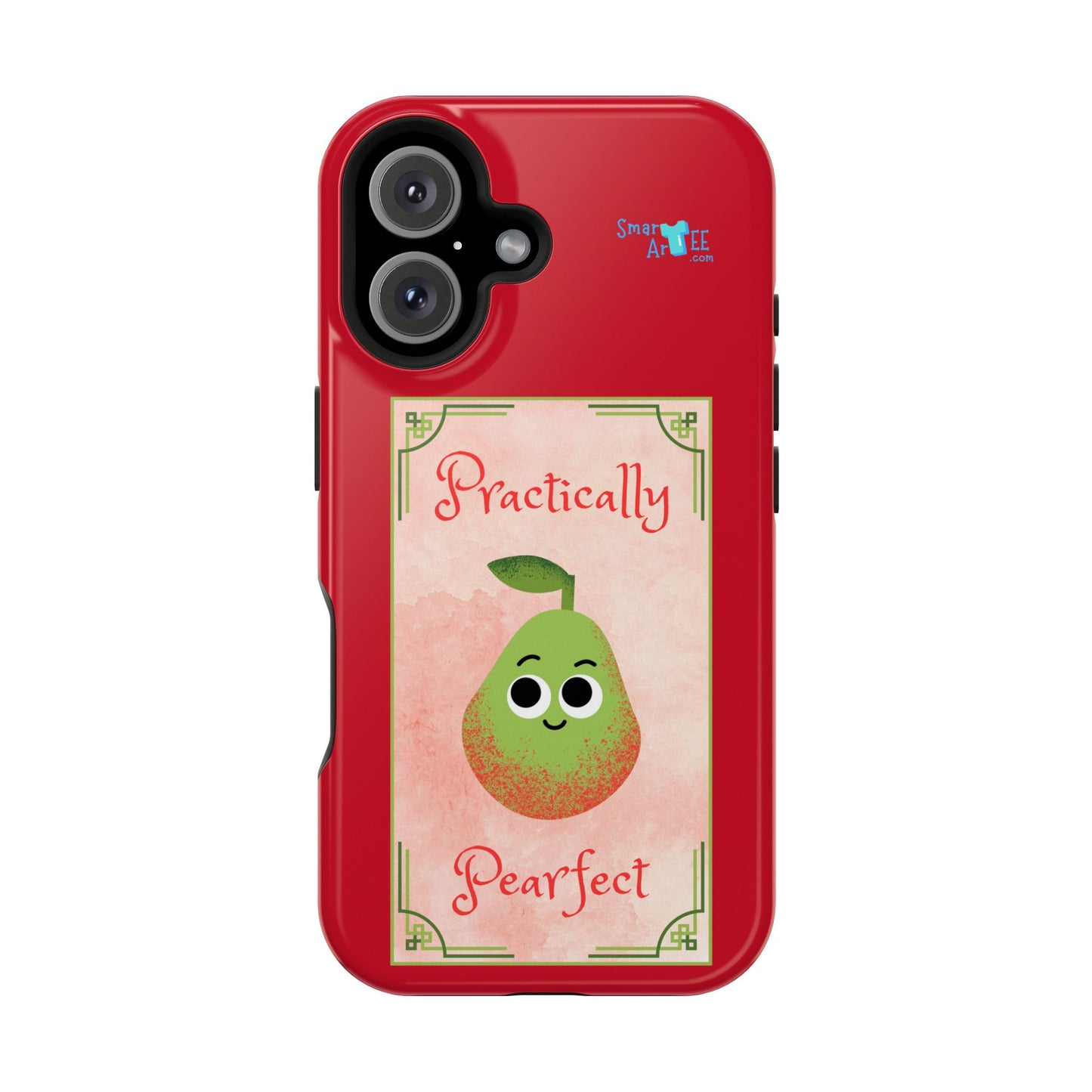 Cute Impact-Resistant Phone Case - Practically Pearfect, Fun Gift for Kids, Durable Phone Cover, Unique Phone Accessory, Youthful Style