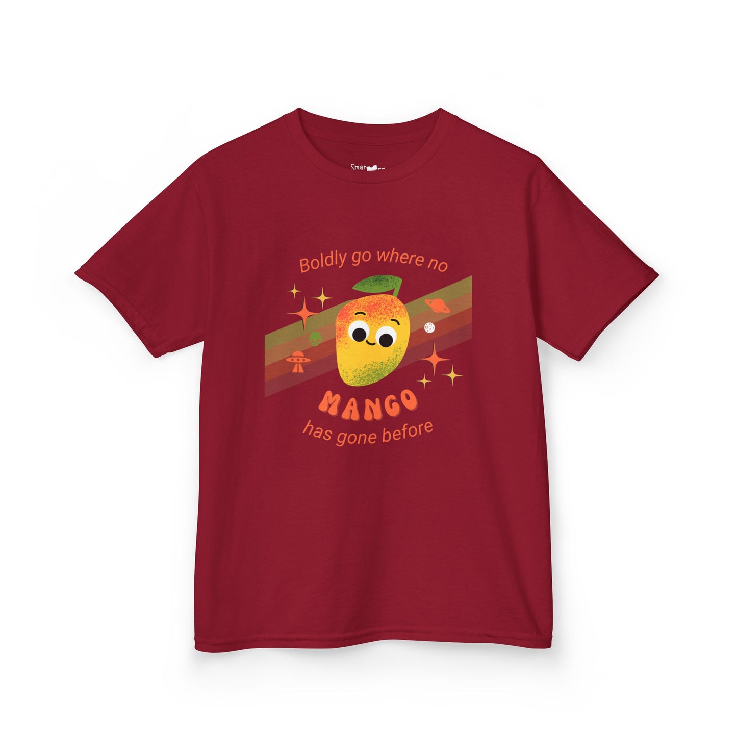 Mango Adventure Kids Tee, Fun Summer Shirt, Cute Gift for Kids, Playful Cotton Tee, Birthday Gift Idea