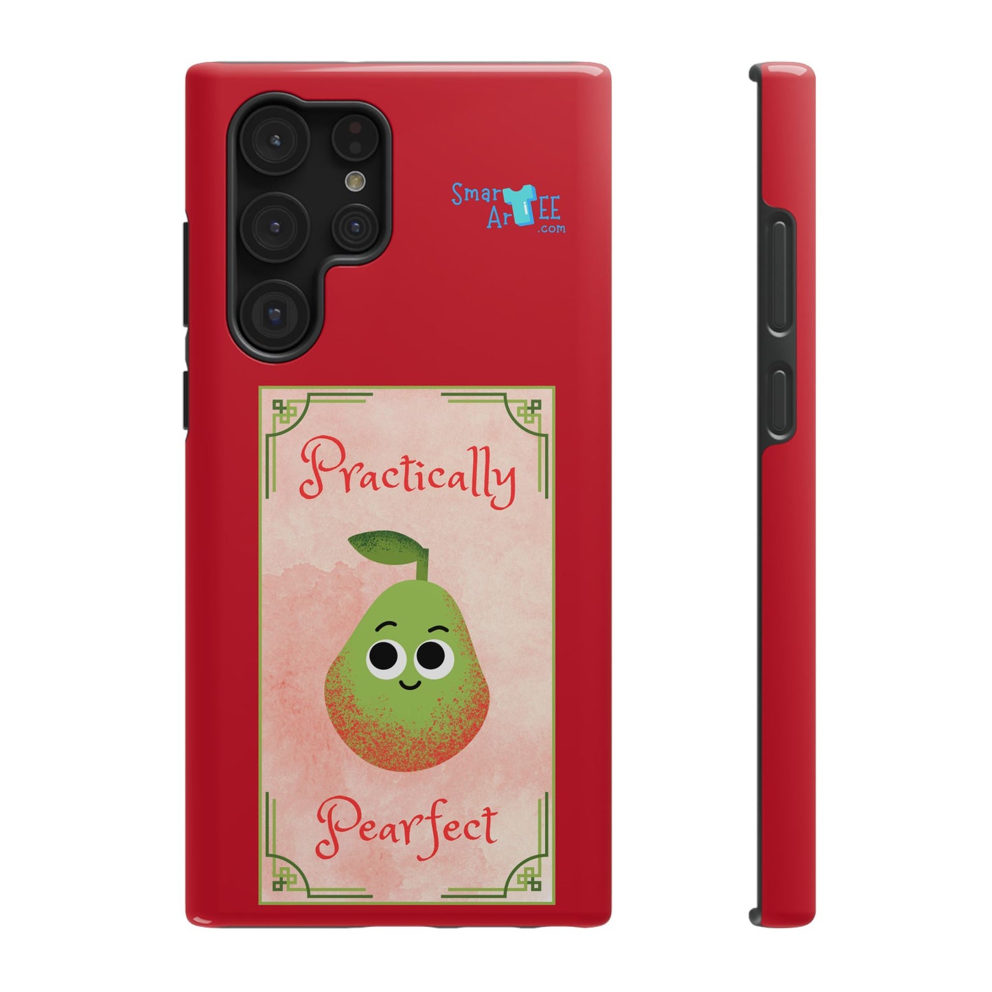 Cute Impact-Resistant Phone Case - Practically Pearfect, Fun Gift for Kids, Durable Phone Cover, Unique Phone Accessory, Youthful Style