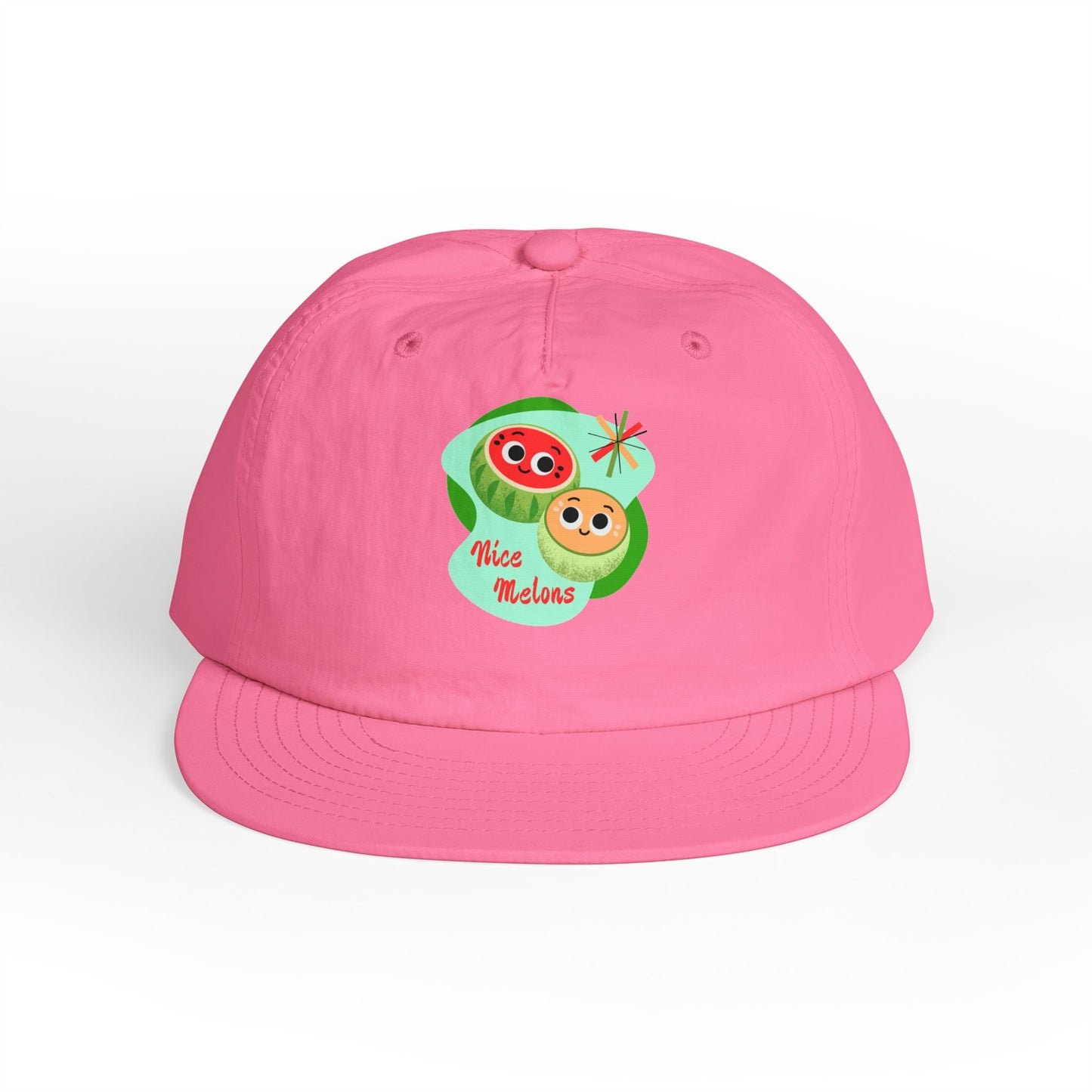 Cute Surf Cap, Summer Hat, Beach Cap, Funny Cap, Gift for Surfers, Nice Melons Graphic