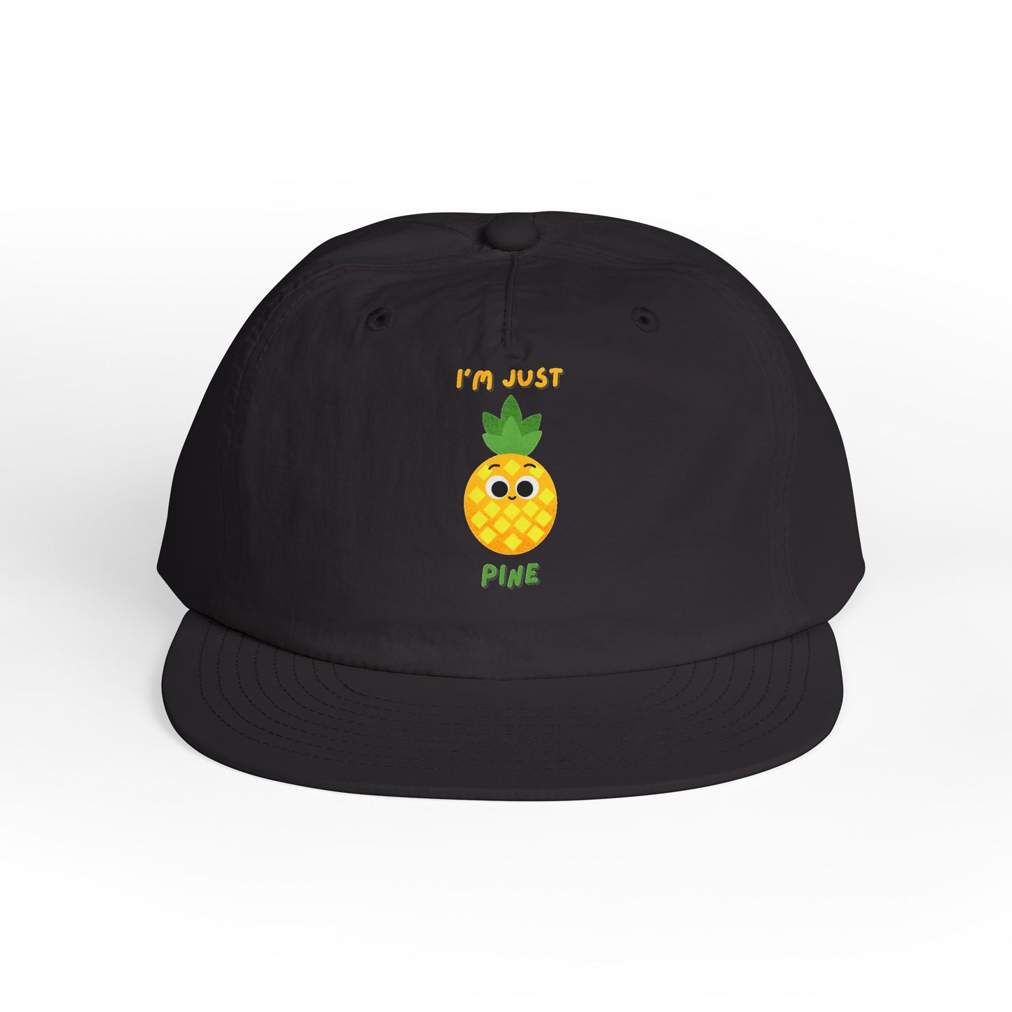Pineapple Pun Surf Cap - Fun Beachwear, Summer Accessory, Vacation Hat, Gift for Surfers, Casual Style